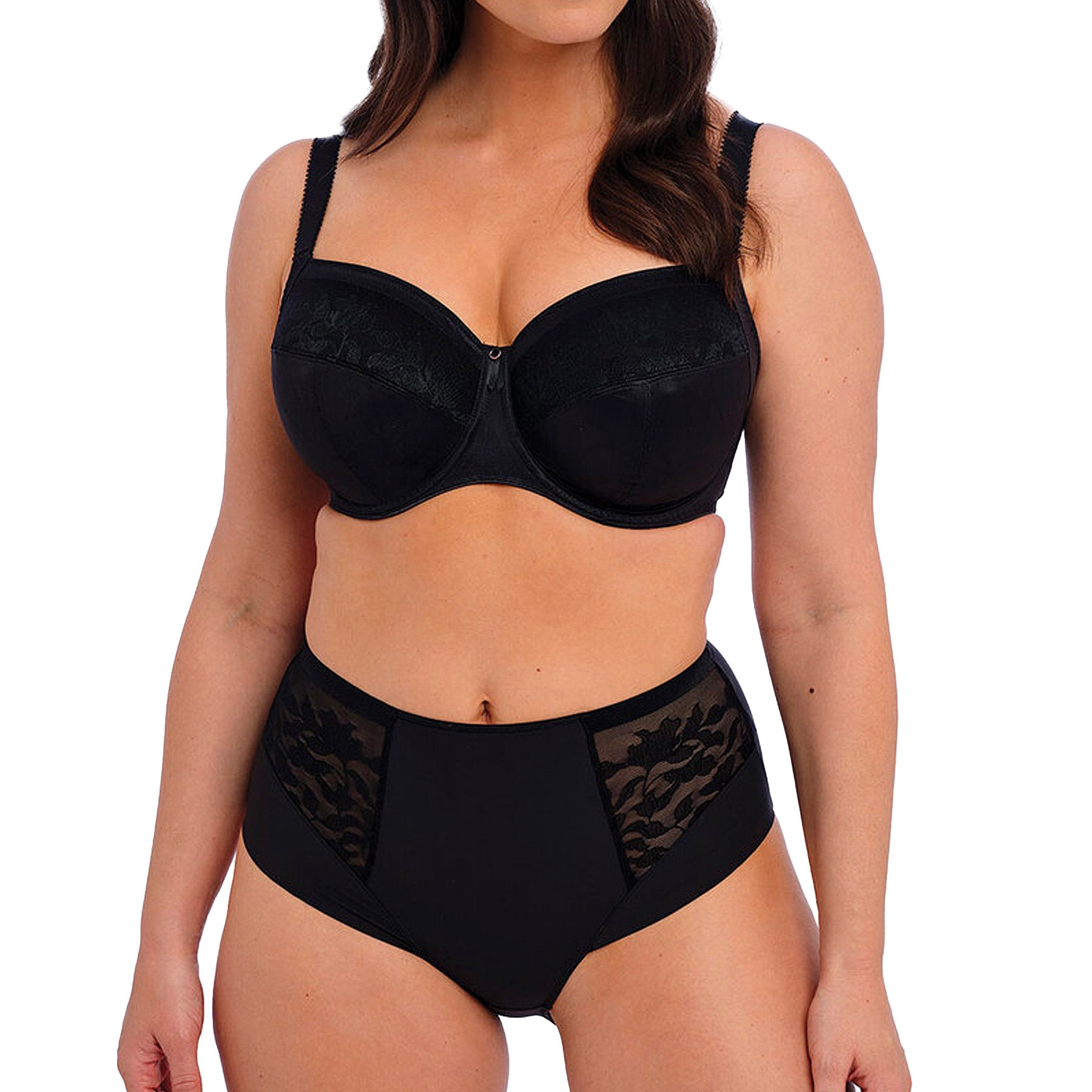 Fantasie Illusion Underwire Side Support Bra FL2982 Black Set