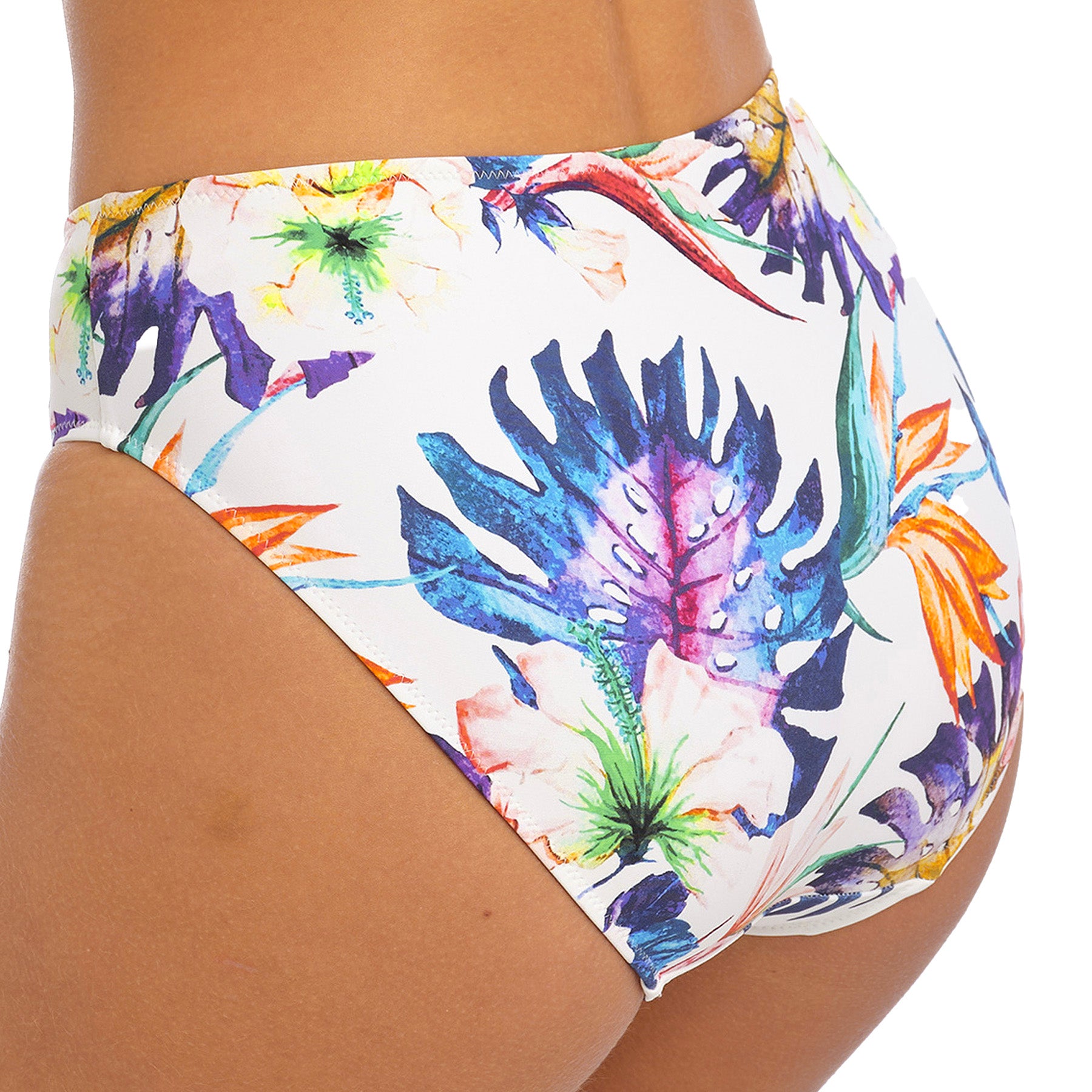 Fantasie Paradiso Mid Rise Bikini Brief FS501872 White Multi Back