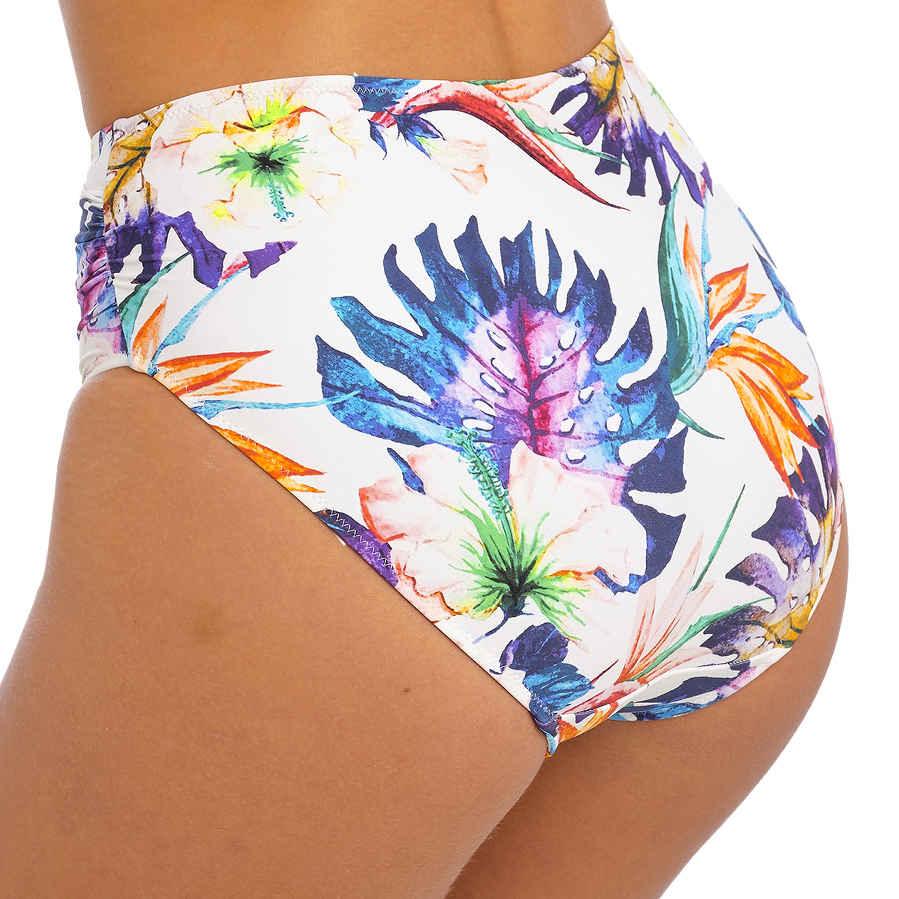 Fantasie Paradiso Multi Full Bikini Brief FS501871 White Multi Back