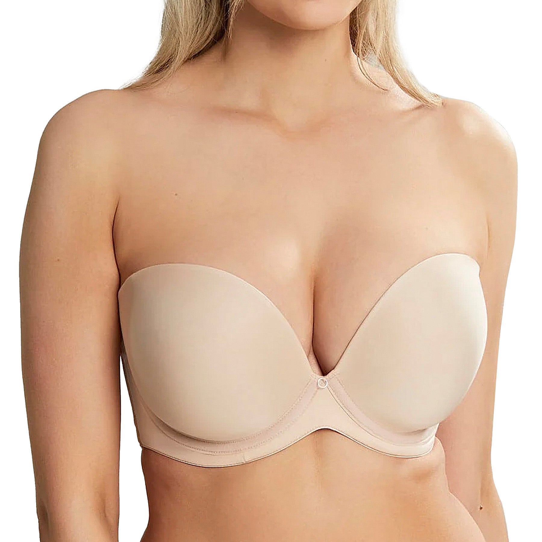 Panache Cleo Faith Moulded Plunge Strapless Bra 10660 Latte Front