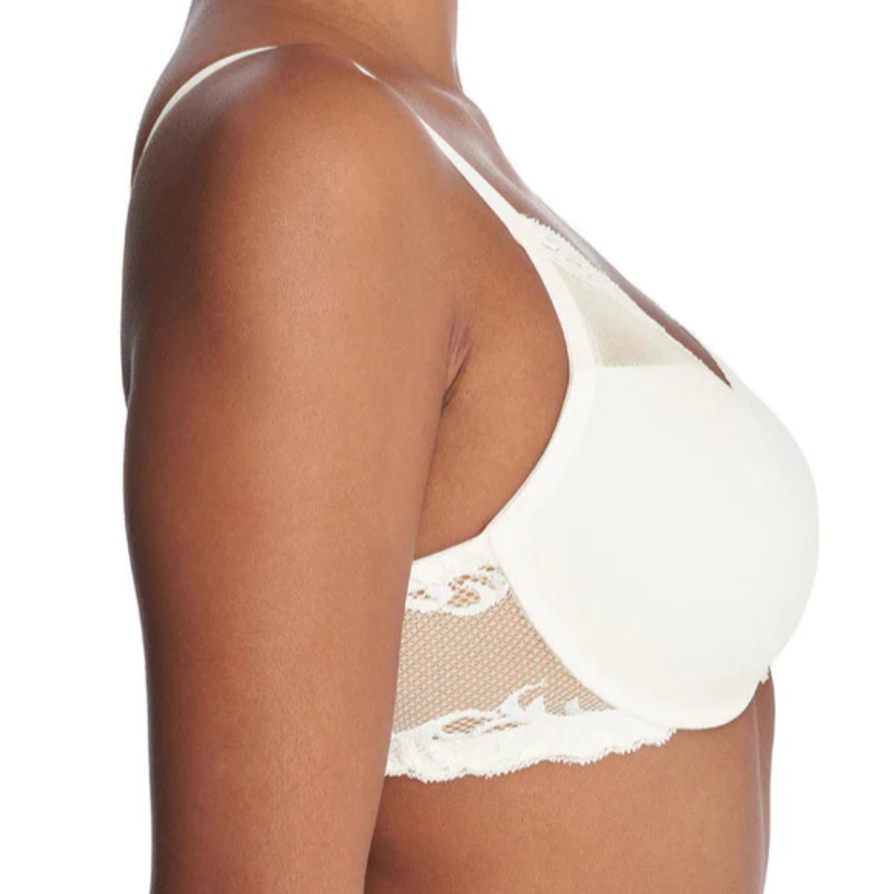 Feathers Full Figure Contour Underwire Bra 741299 - Ivory