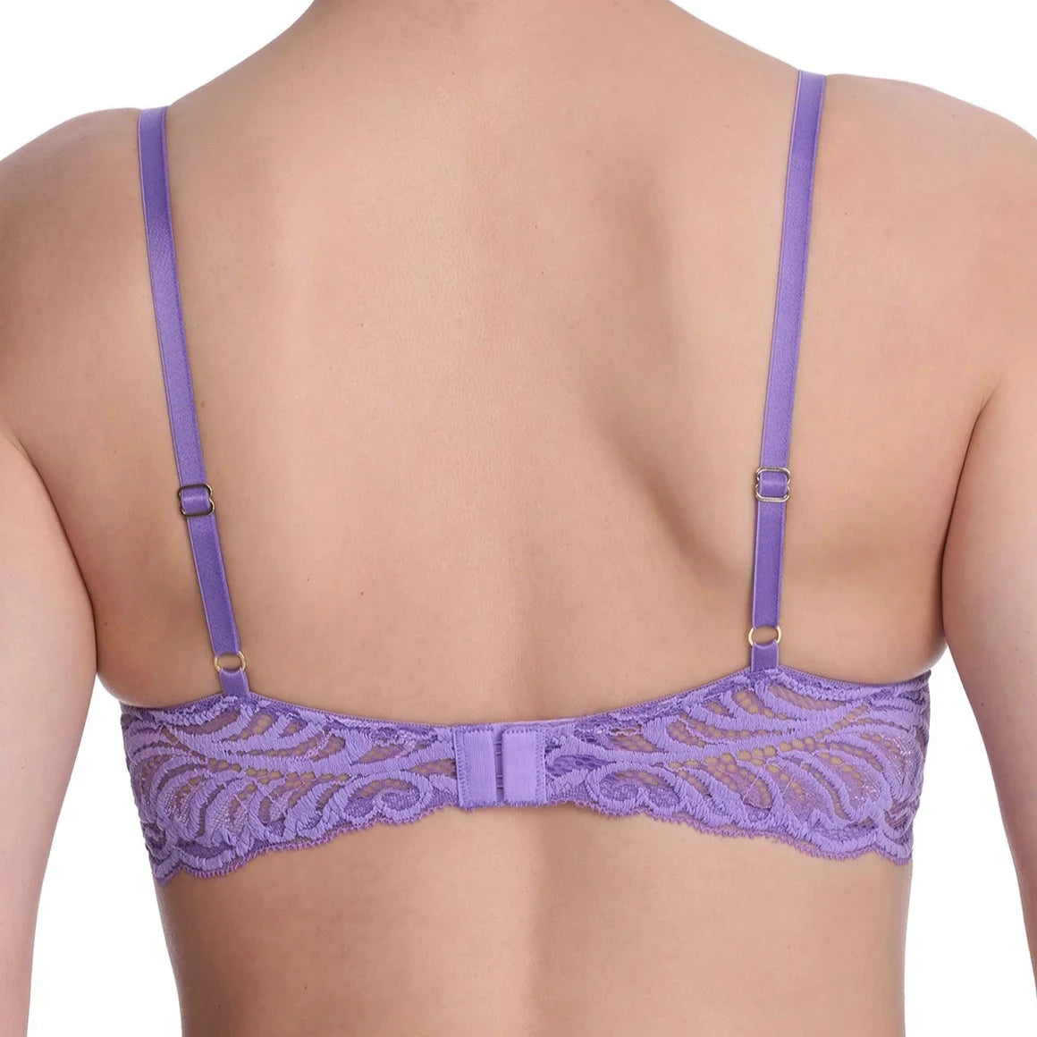 Natori Feathers Contour Plunge Bra 730023 - Violet Blue