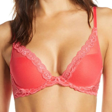 Natori Feathers Contour Plunge Bra 730023 - Hyacinth/Violet Glow