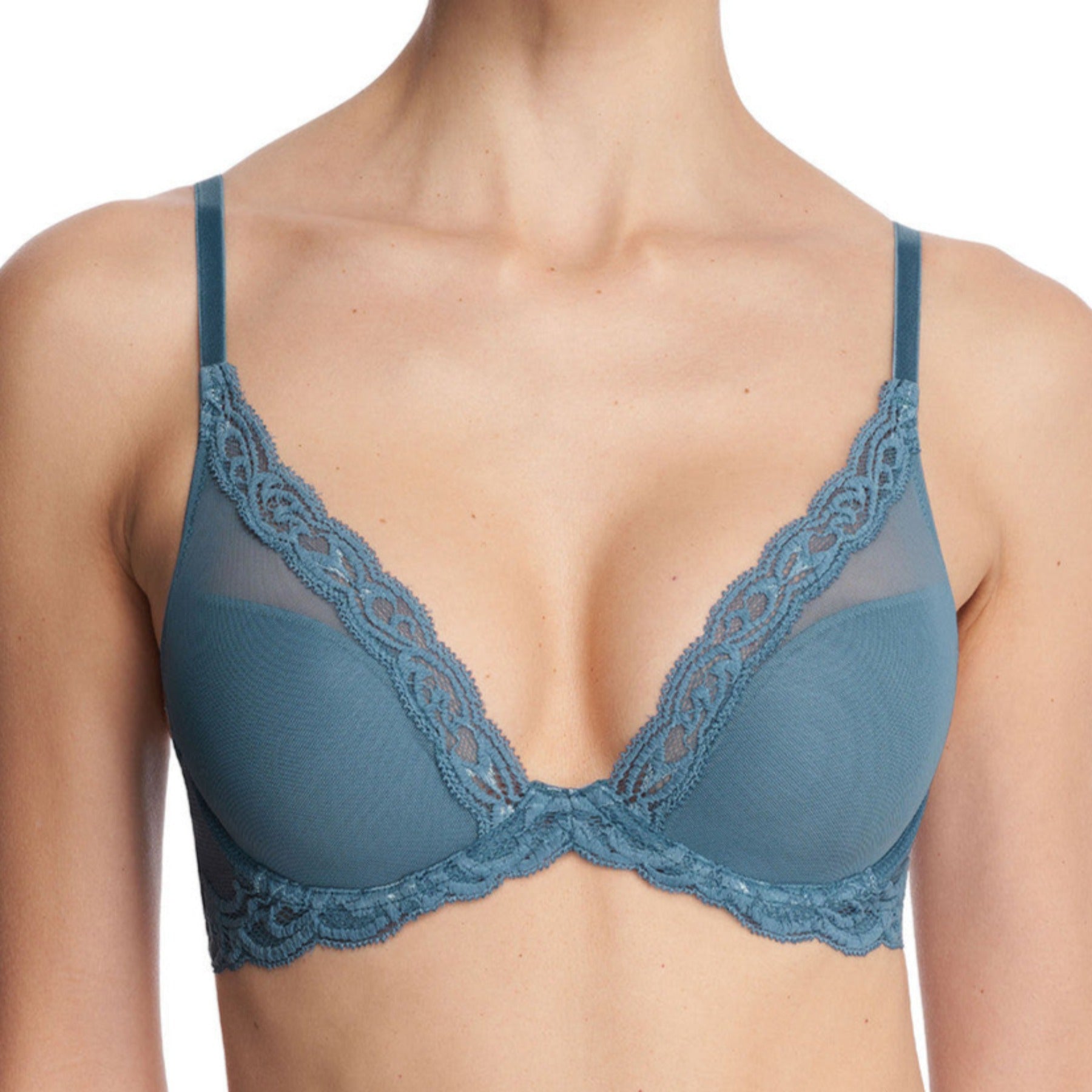 Natori Feathers Contour Plunge Bra 730023 - Poolside
