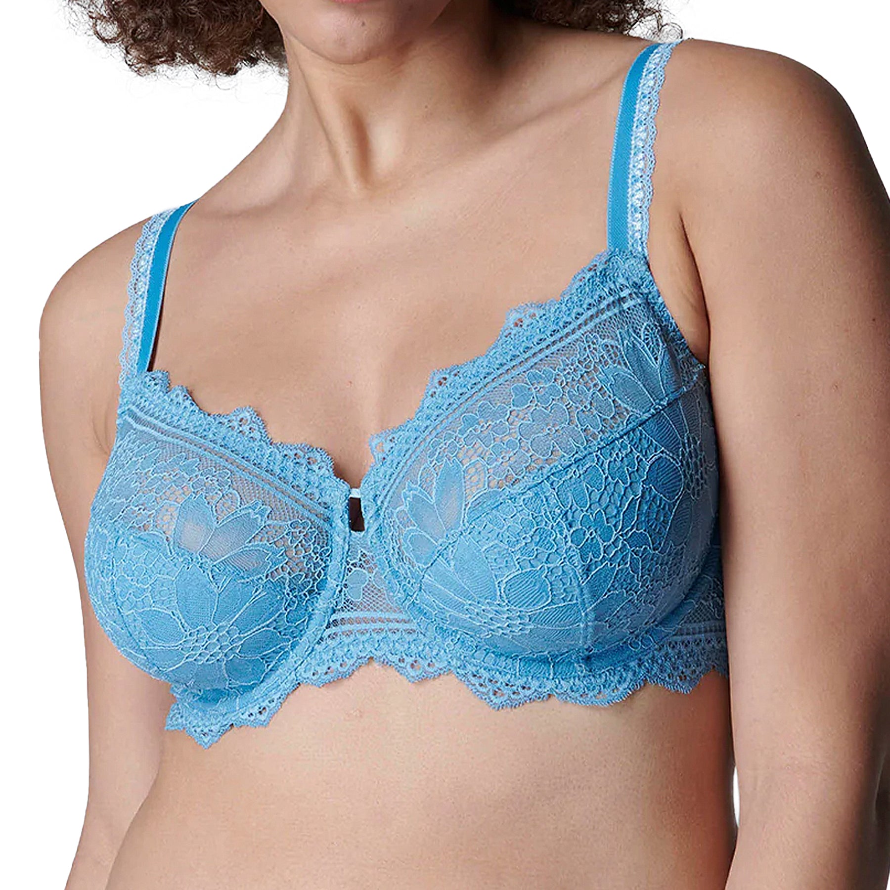 Simone Perele Freesia Full Cup Bra 1A1320 Himalayan Blue Front