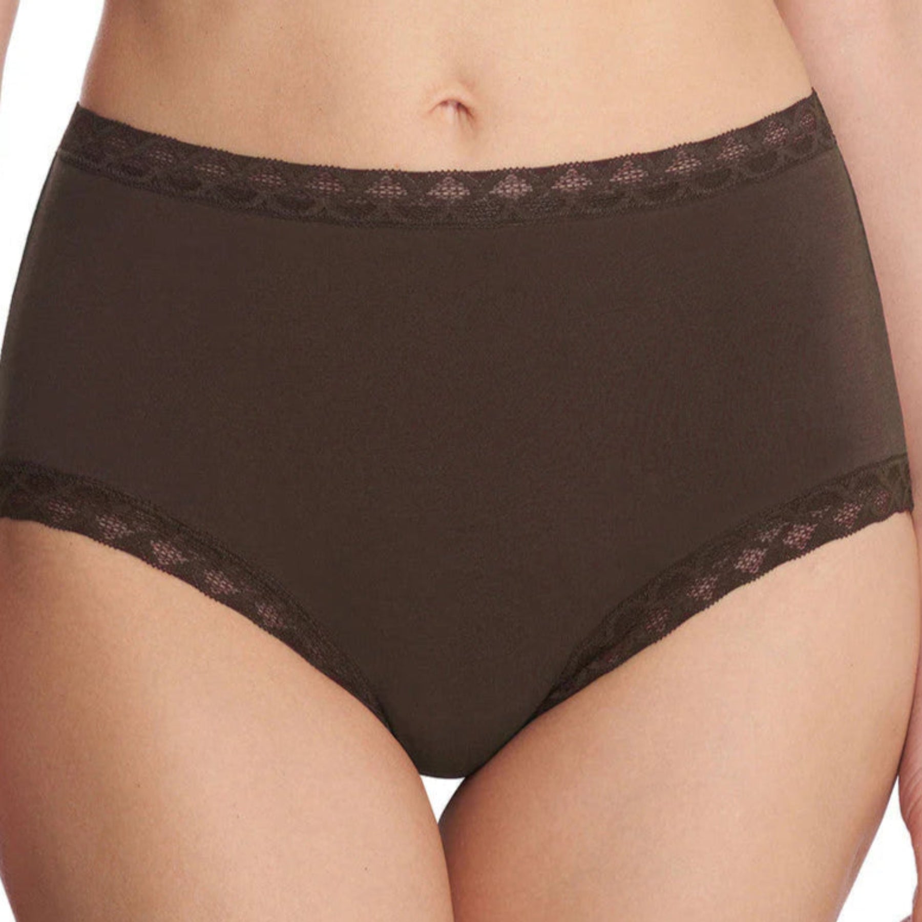 Natori Bliss Cotton Full Brief Panty 755058 - French Roast