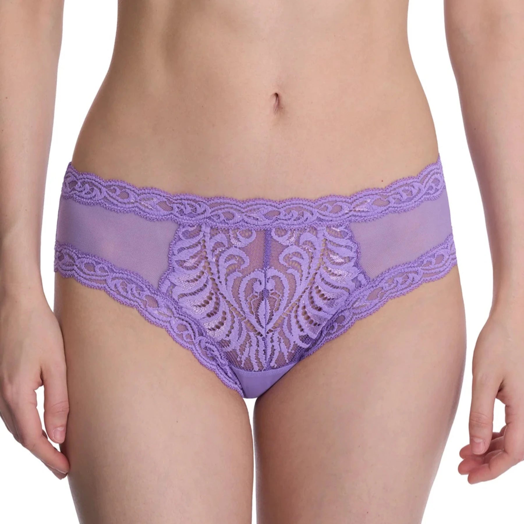 Natori Feathers Hipster Panty 753023 - Violet Blue