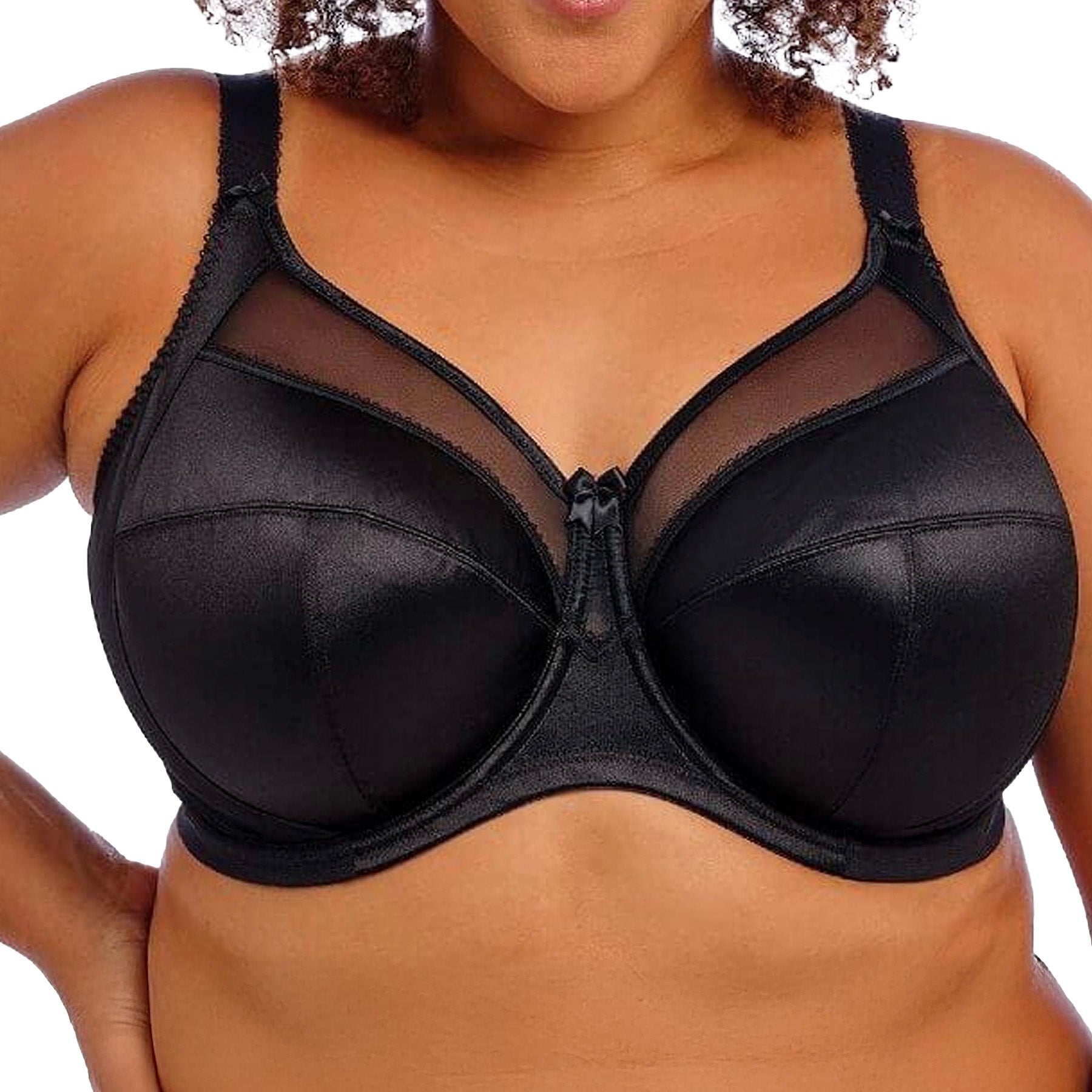 Goddess Keira Banded Underwire Bra GD6090 - Black
