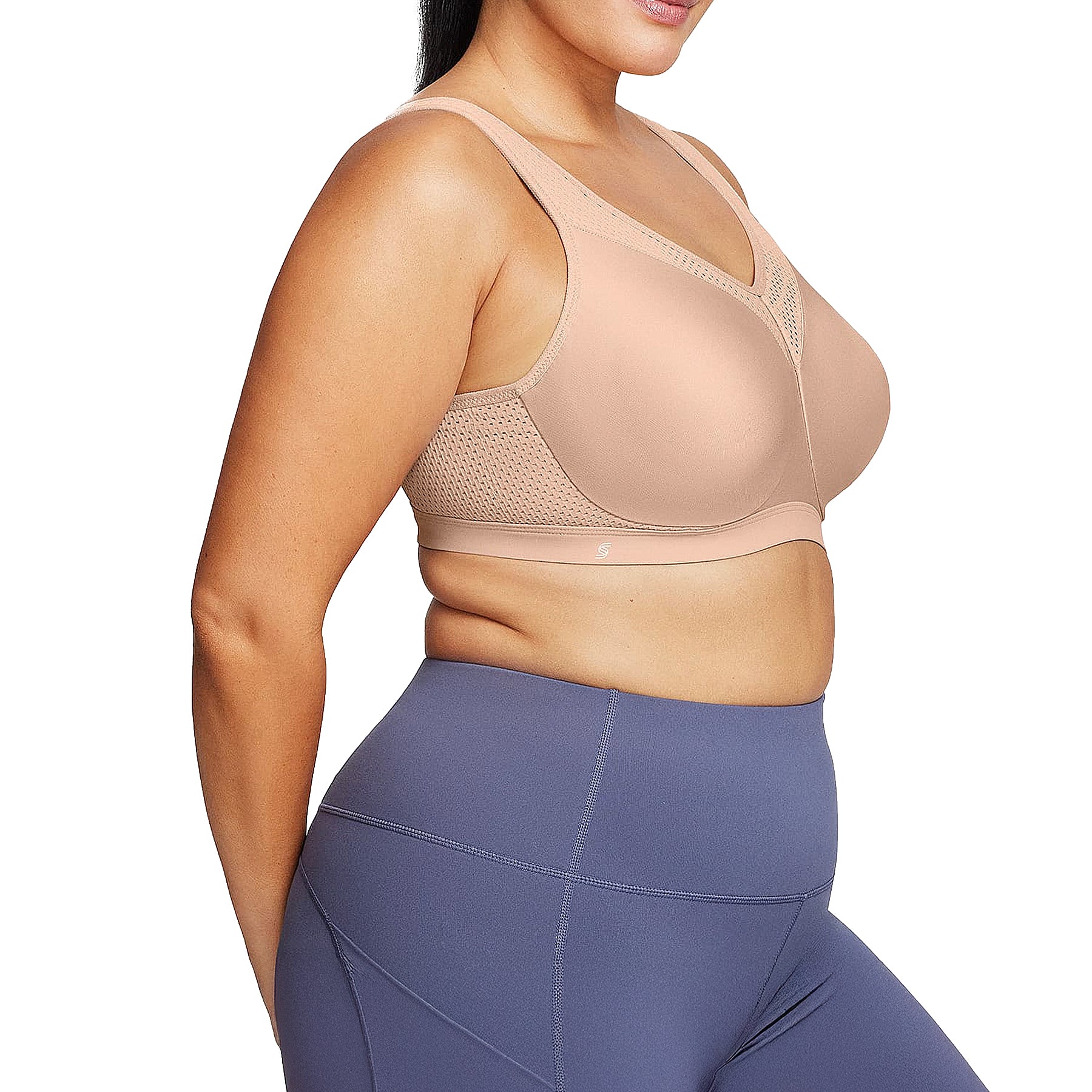 Glamorise High Impact Underwire Sports Bra 9066 Cafe Set