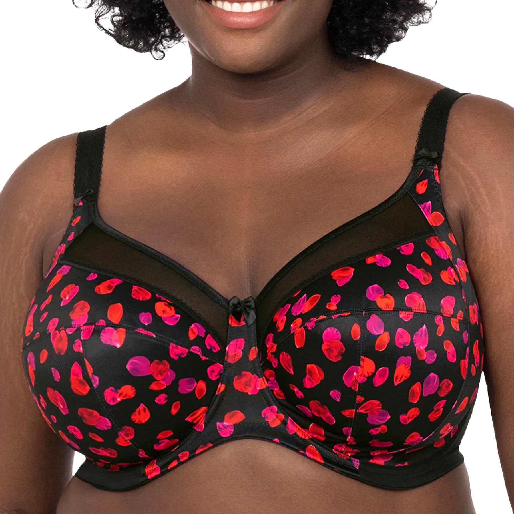 Goddess Kayla Banded Underwire Bra GD6162 Dark Romance Front