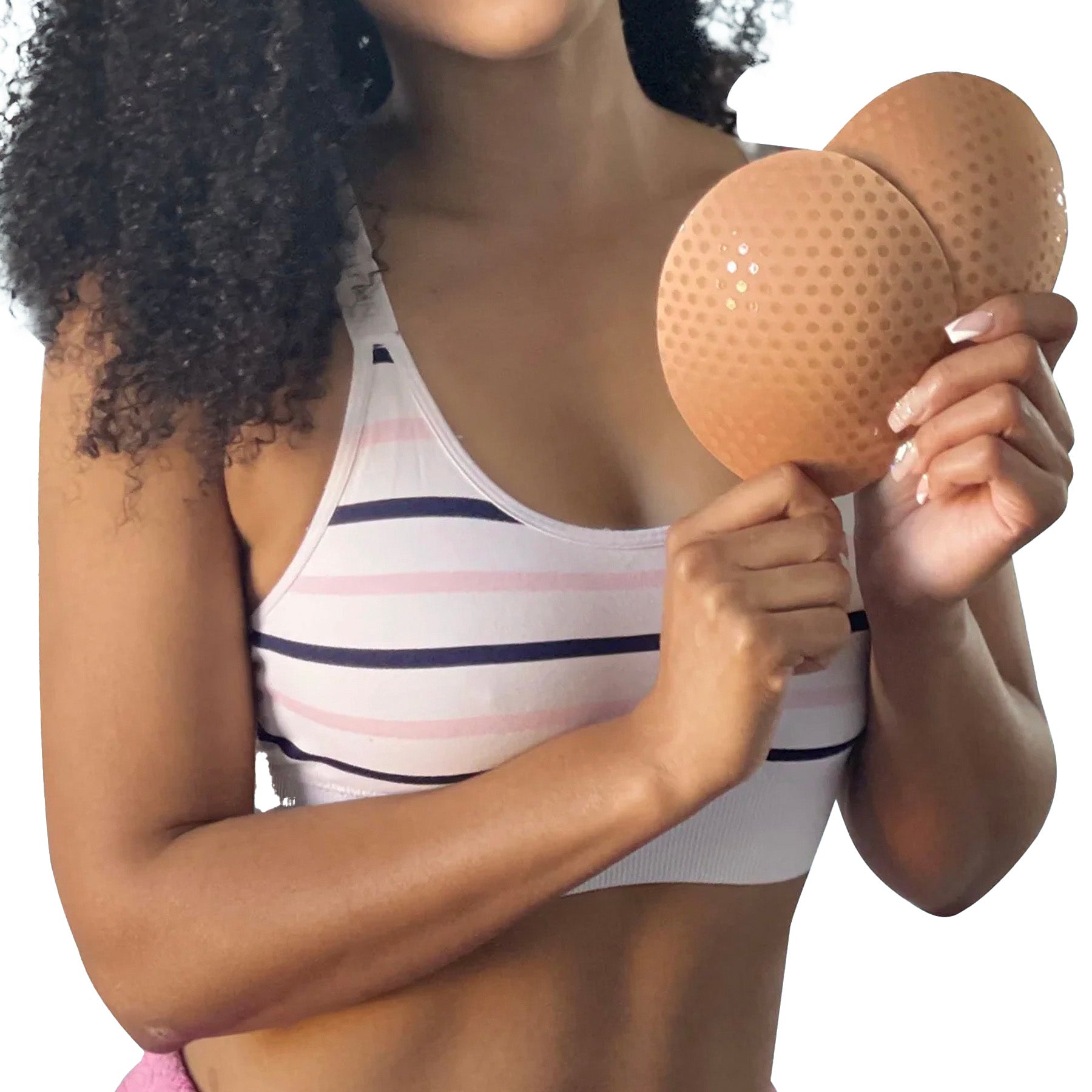 Honey Cloudz Ovals Plus Bra Insert HC450 Latte Set