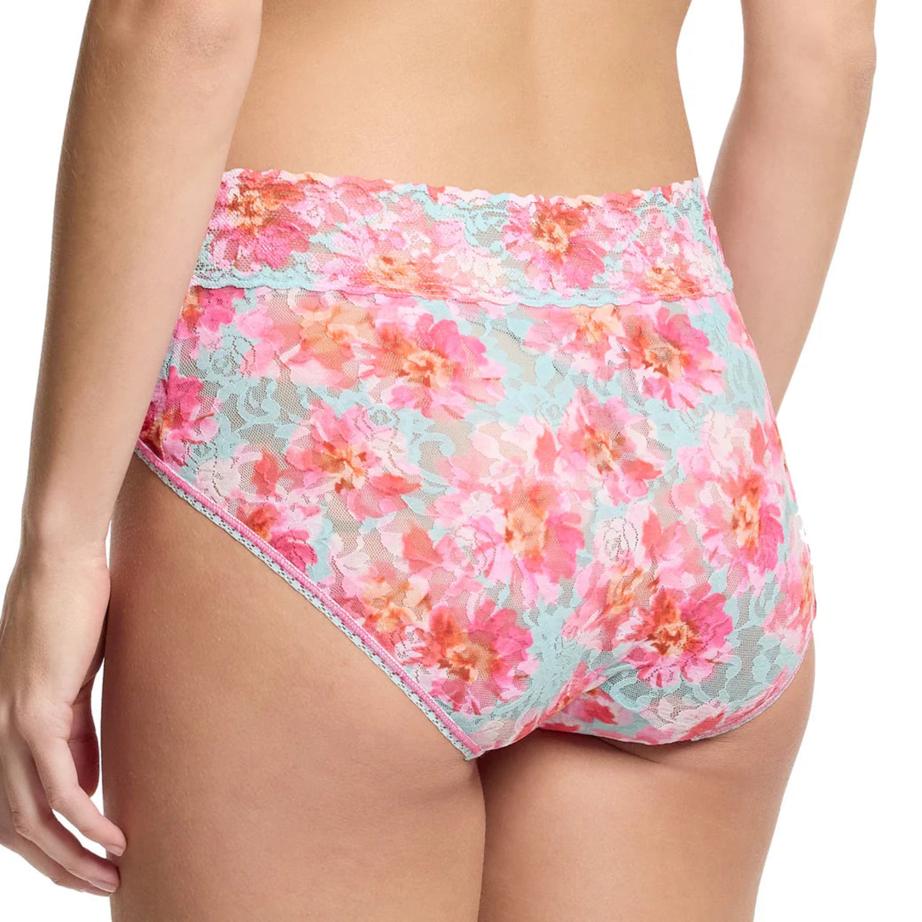 Hanky Panky Printed Signature Lace French Brief PR461 - First Bloom (FIBB)