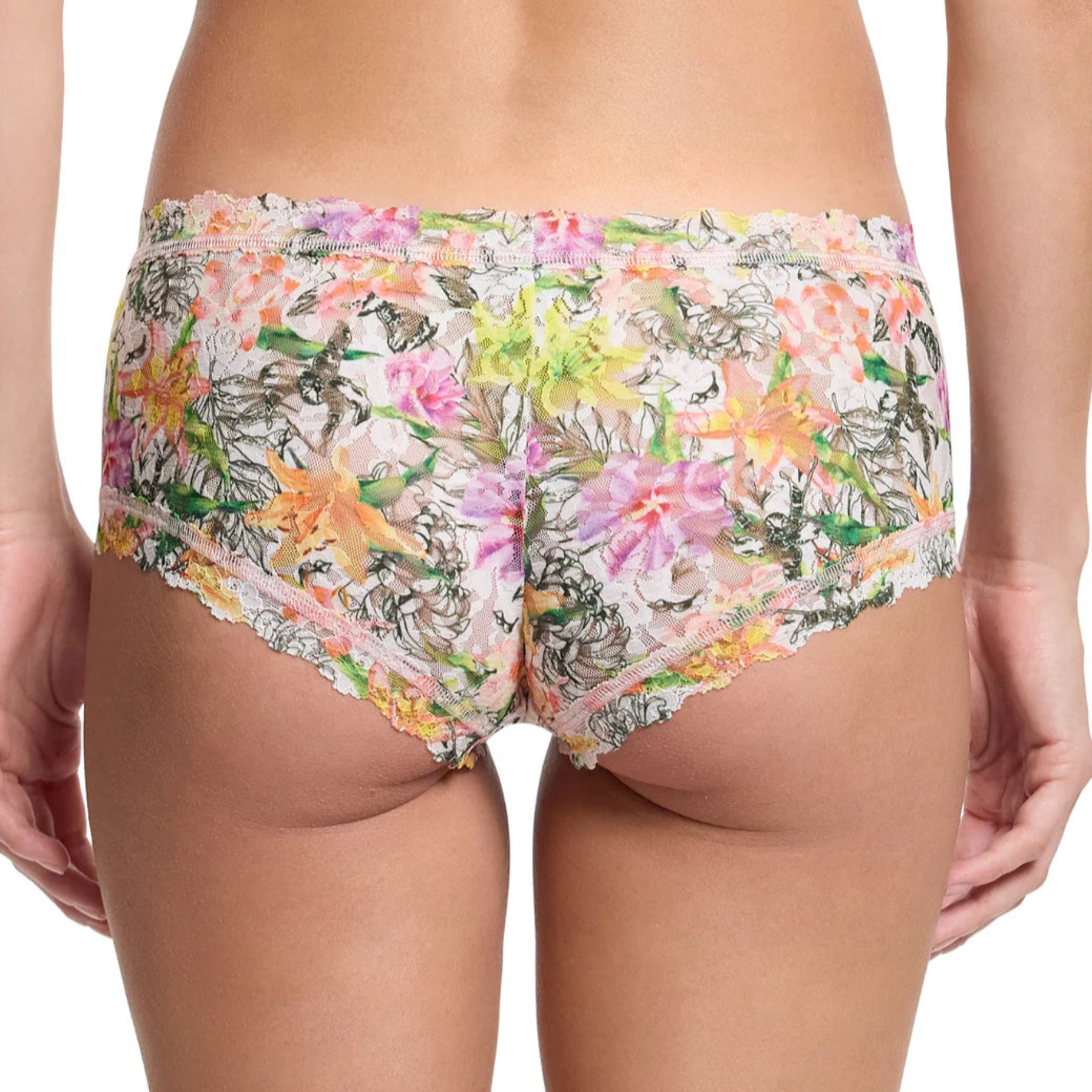 Printed Signature Lace Boyshort PR4812P (Rolled) - Botany (BOTW)