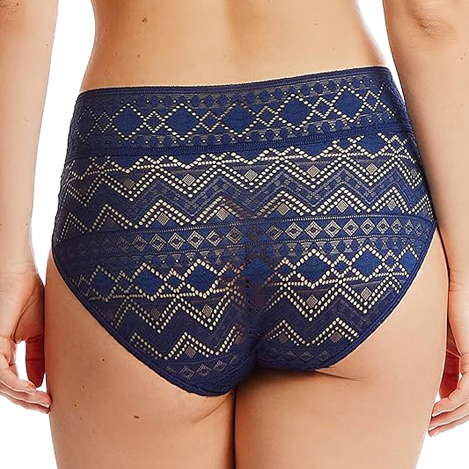 Hanky Panky Gem Lace French Brief 492462 Hummingbird Blue Back