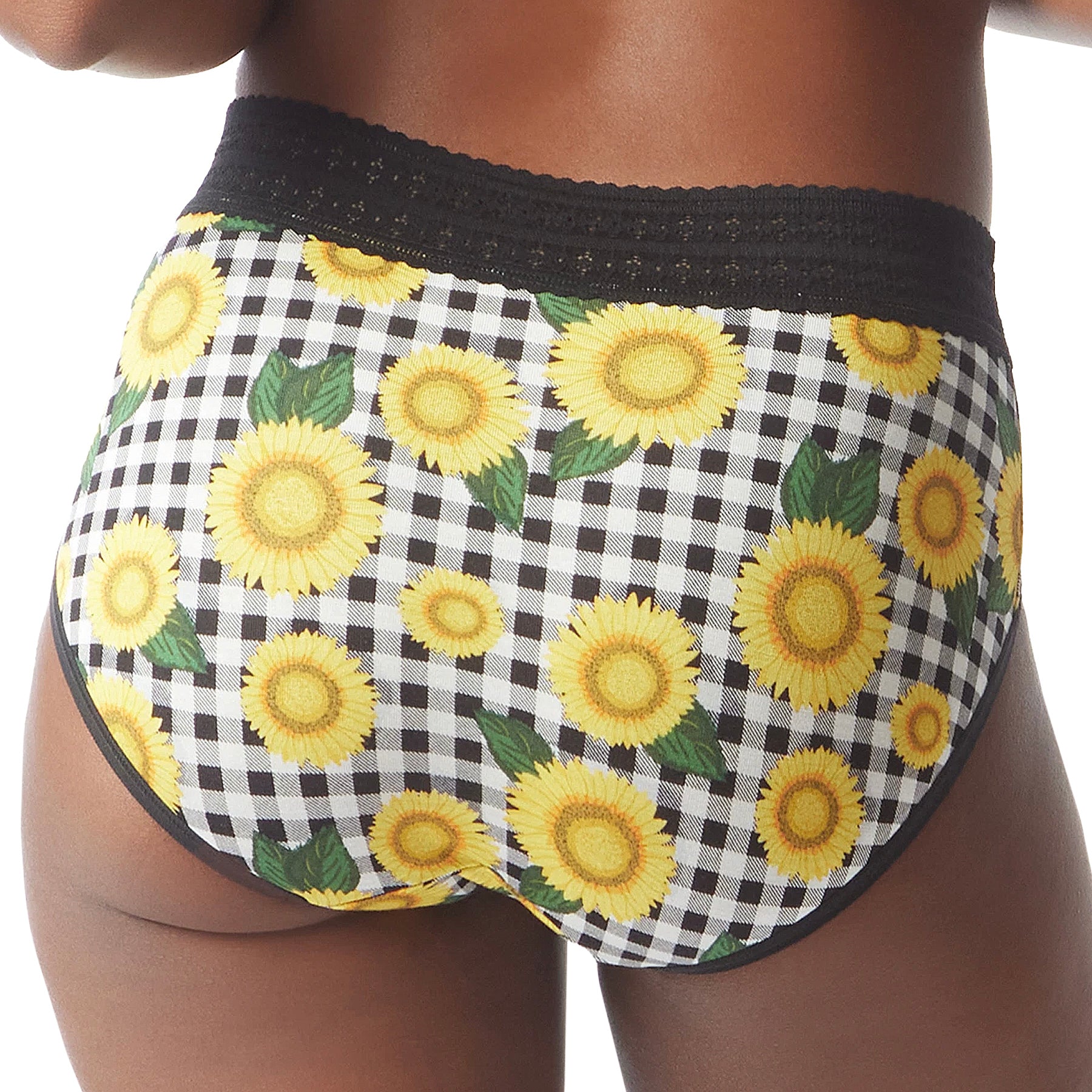 Hanky Panky Printed DreamEase French Brief PR682464 Fields of Gold Back