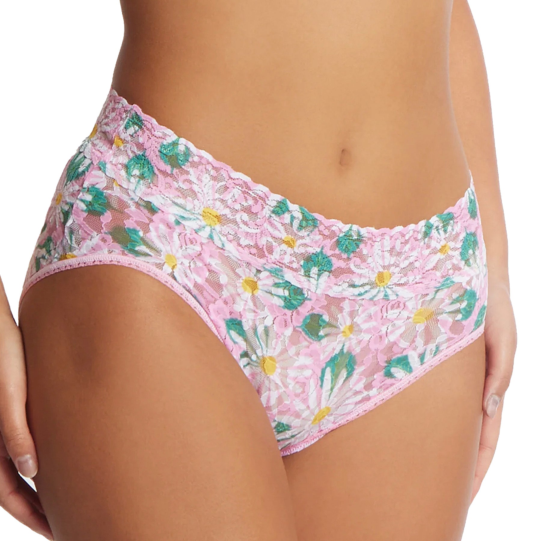 Hanky Panky Printed Signature Lace French Brief PR461 Hello Spring Front