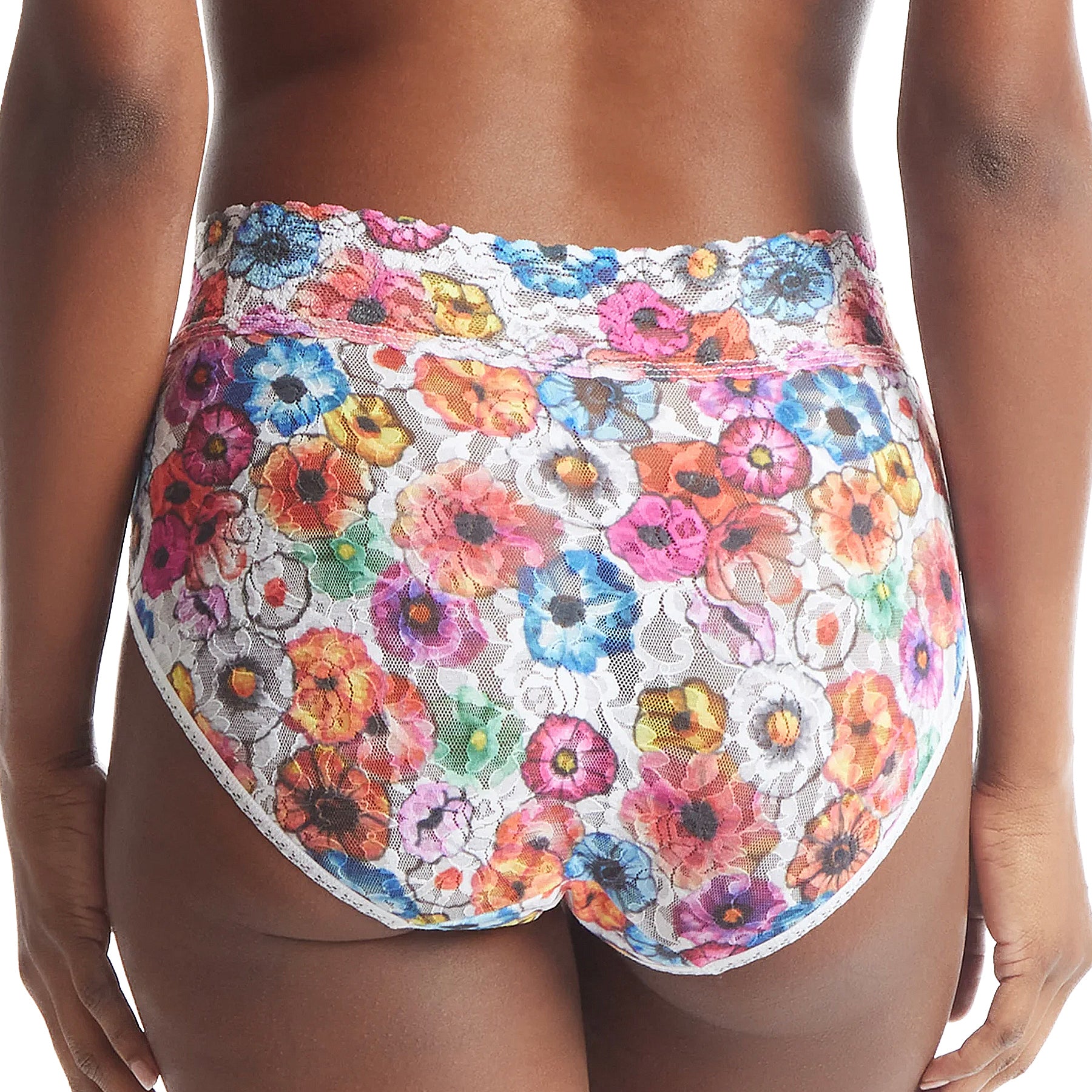 Hanky Panky Printed Signature Lace French Brief PR461 Linger Awhile Back