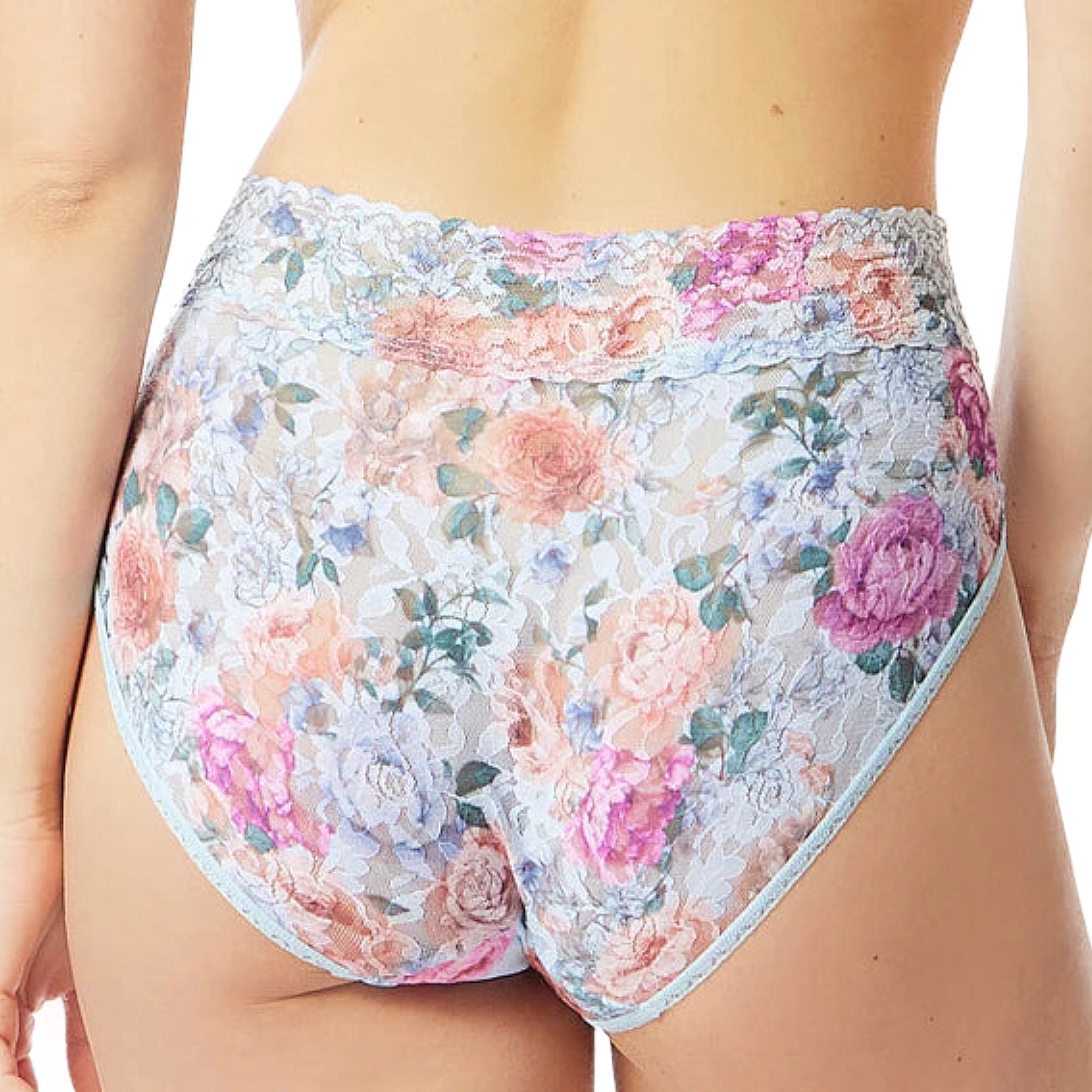 Hanky Panky Printed Signature Lace French Brief PR461 Tea For Two Back