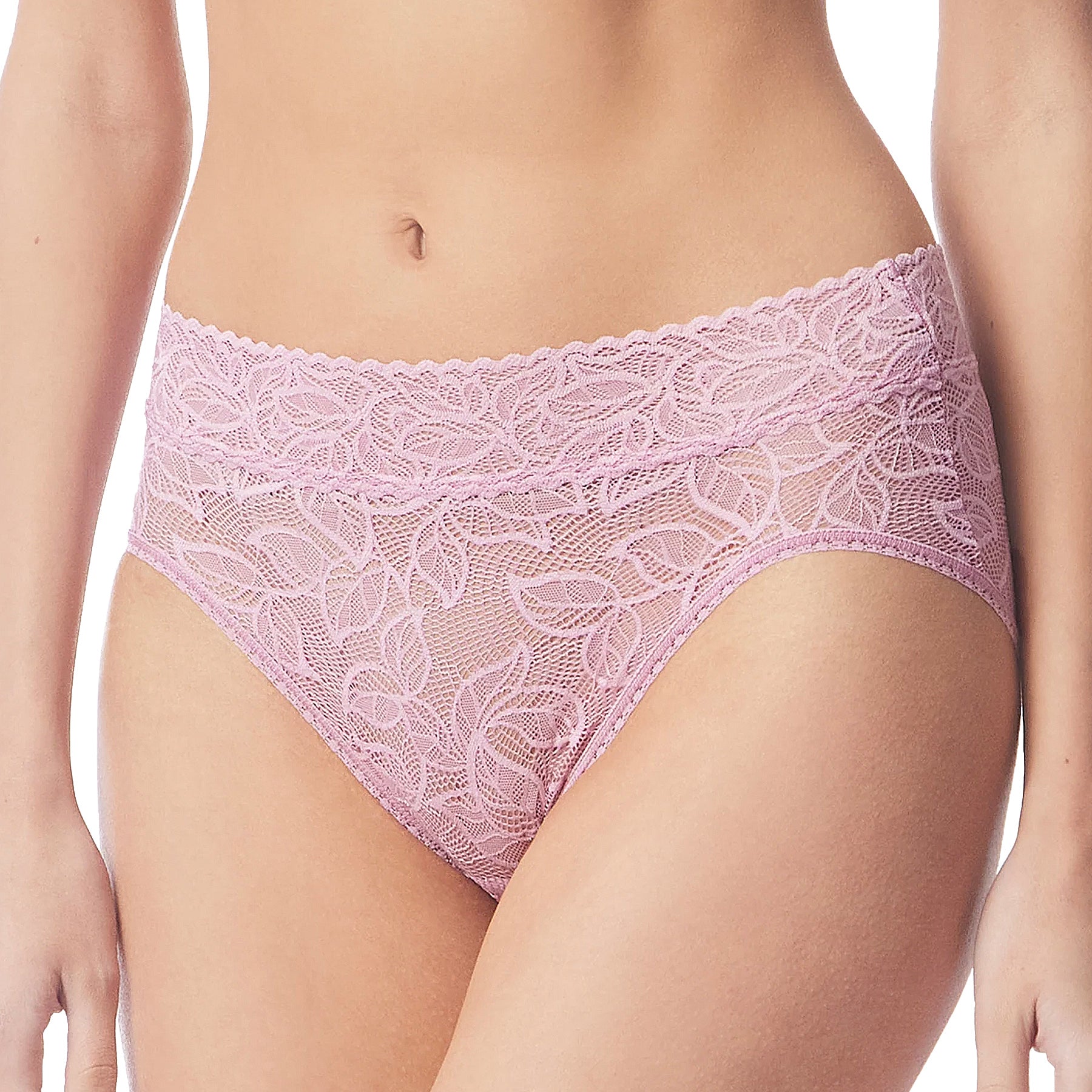 Hanky Panky Re-Leaf French Brief 5W2464 Mauve Orchid Front