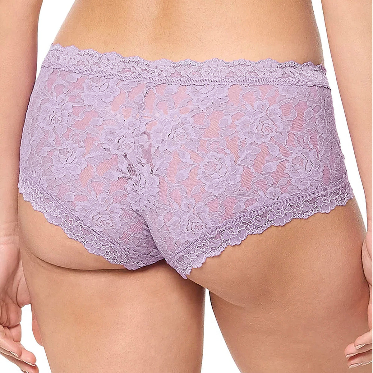 Hanky Panky Signature Lace Boyshort 4812 Cool Lavender Back