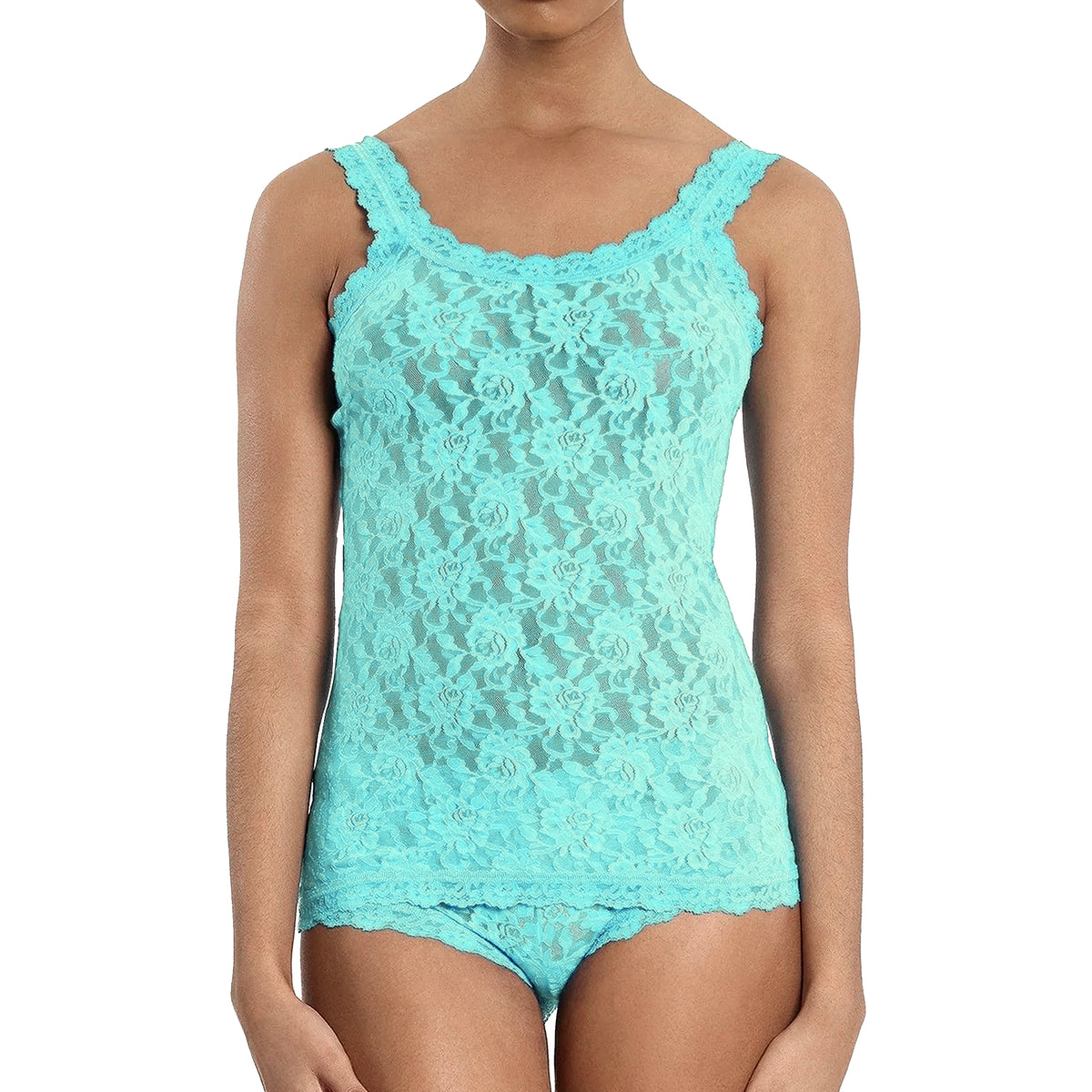Hanky Panky Signature Lace Boyshort 4812 Sea You Later Green Set