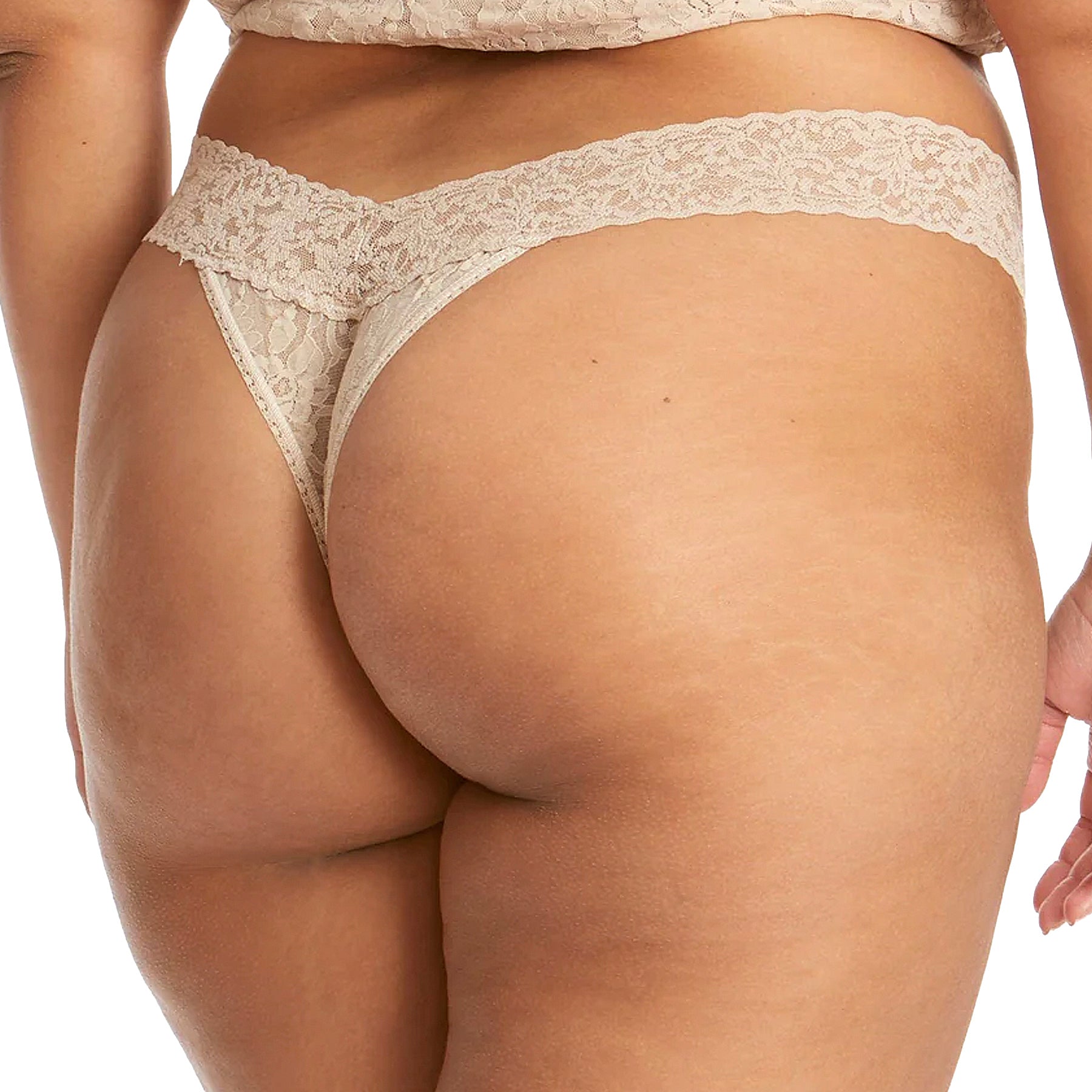 Hanky Panky Signature Lace Original Rise Thong 4811 Chai Back