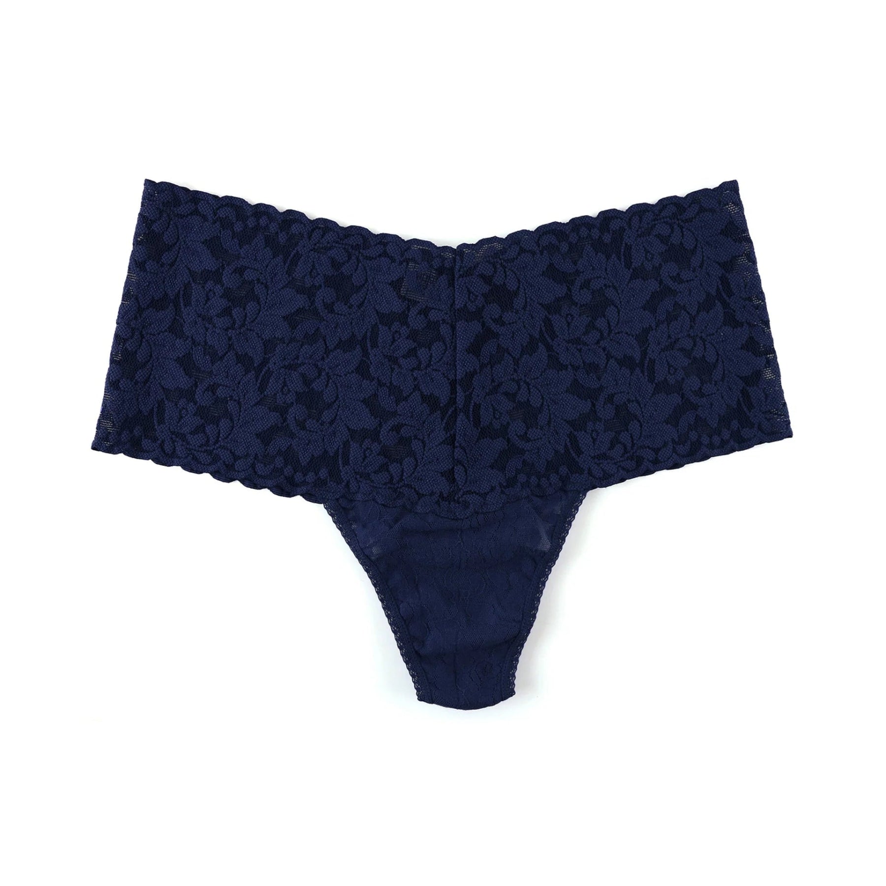 Hanky Panky Signature Lace Retro Thong 9K1926 - Navy