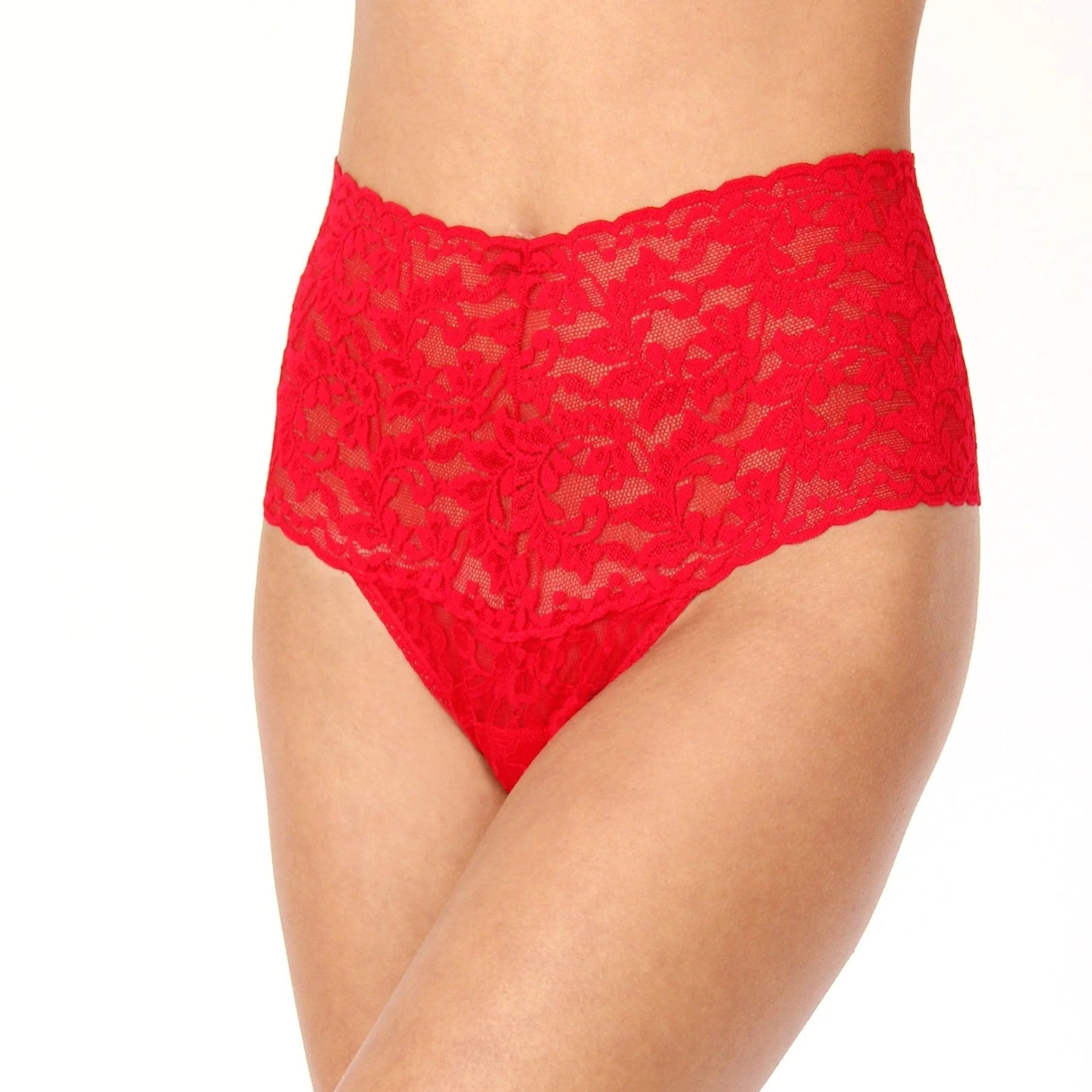 Hanky Panky Signature Lace Retro Thong 9K1926 - Red