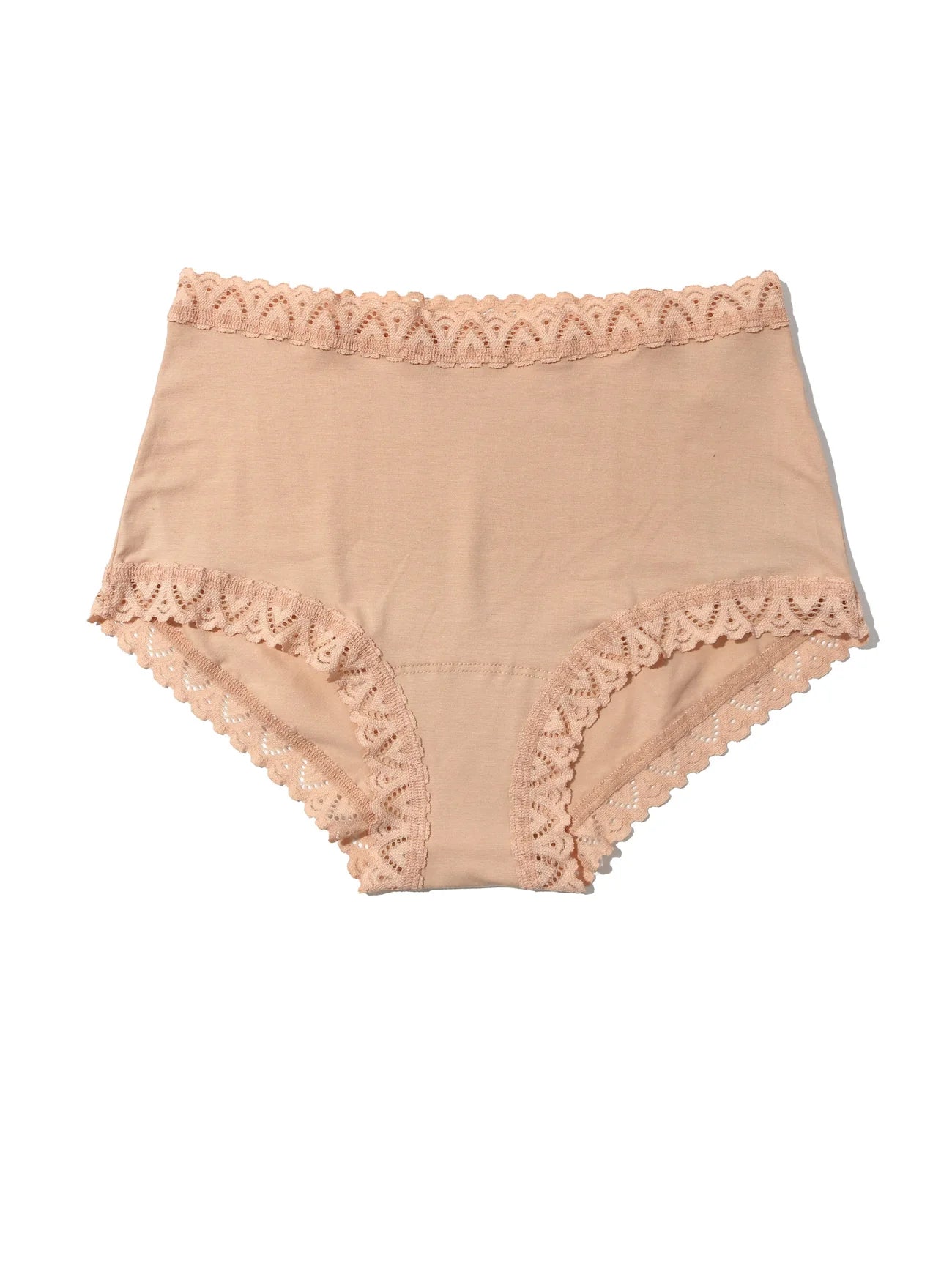 Hanky Panky Supima Cotton High Rise Boyshort 891292 -  Chai