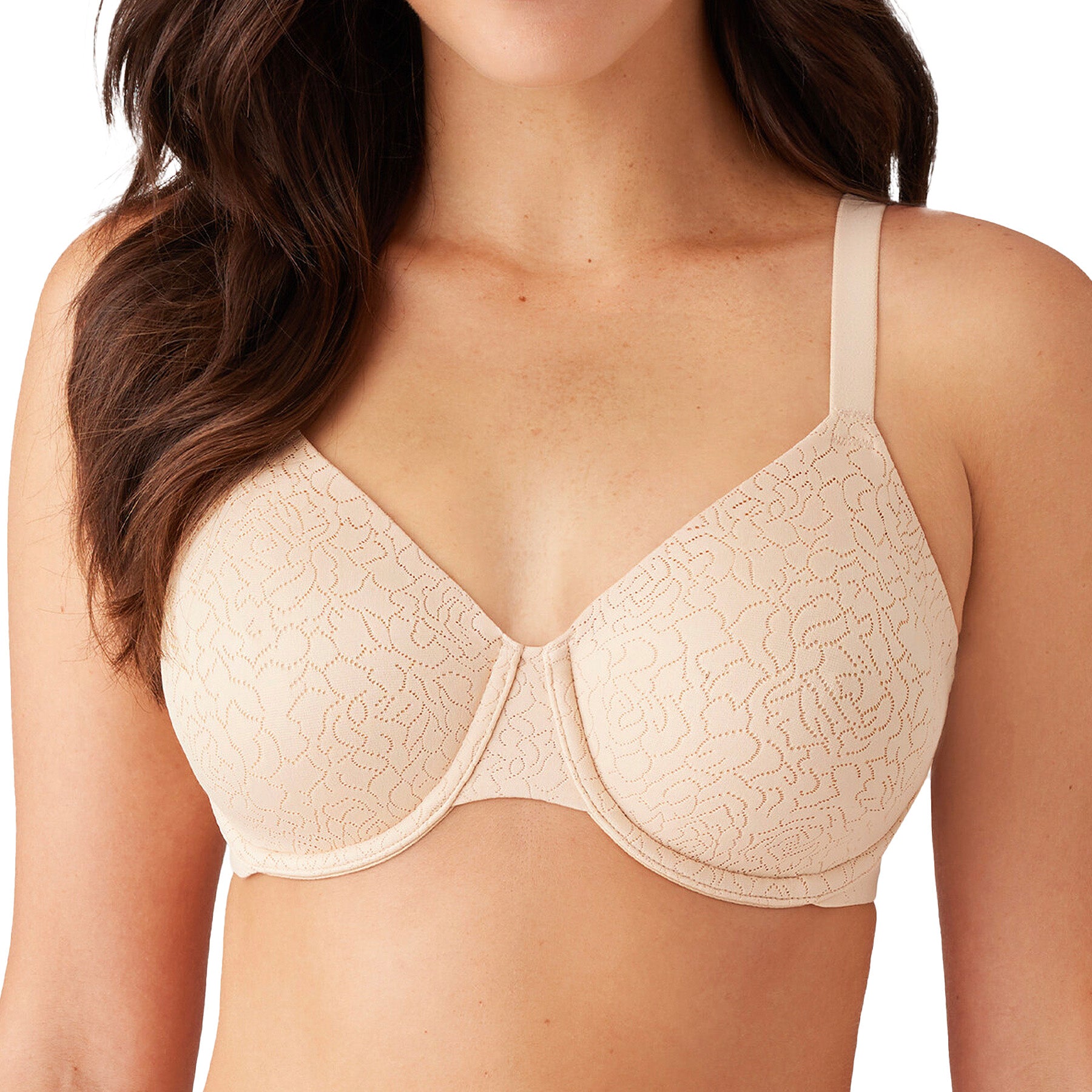 Wacoal Inside Job Underwire Bra 855345 Sand Front