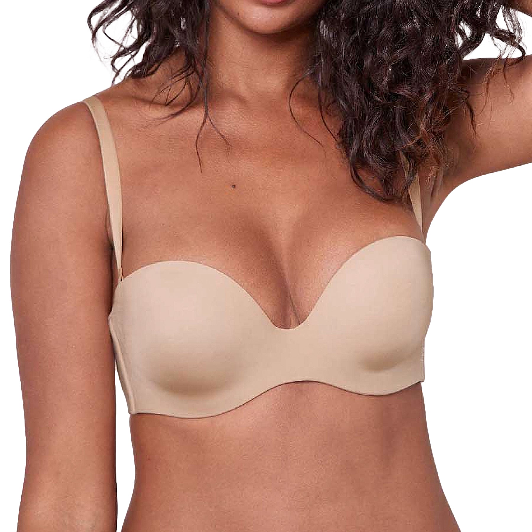 Simone Perele Inspiration 8-Way Strapless Plunge Bra 12W303 Nude Front
