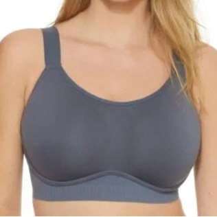 Le Mystere Seamless Comfort Contour Sports Bra 8333 - Slate
