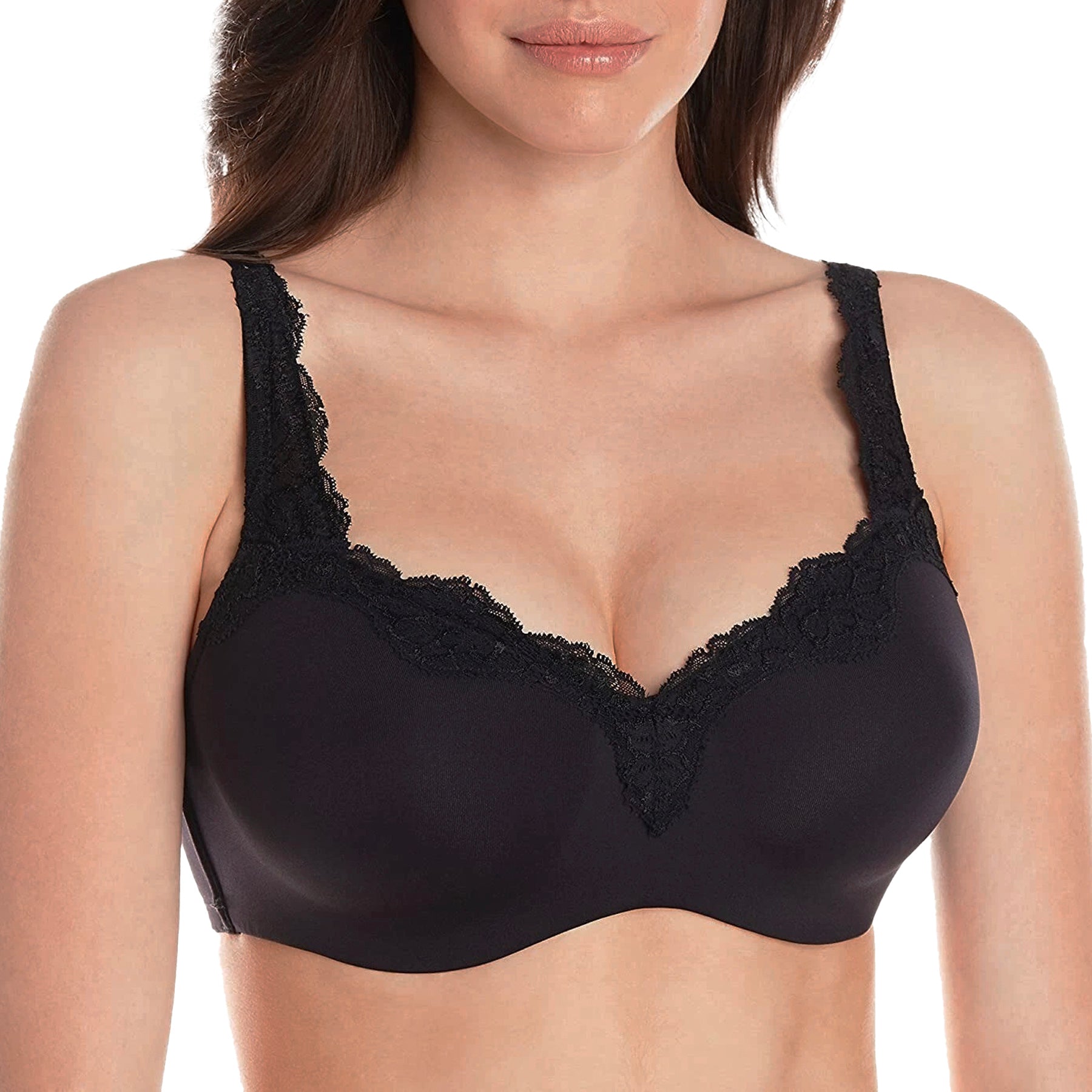 Le Mystere Lace Tisha Bra 965 Black Front