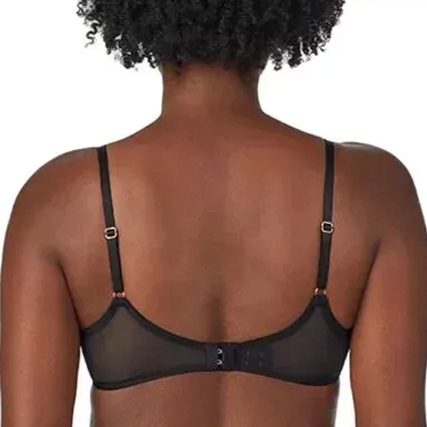 Le Mystere Sheer Seduction Wireless Bra 5325 Black Back