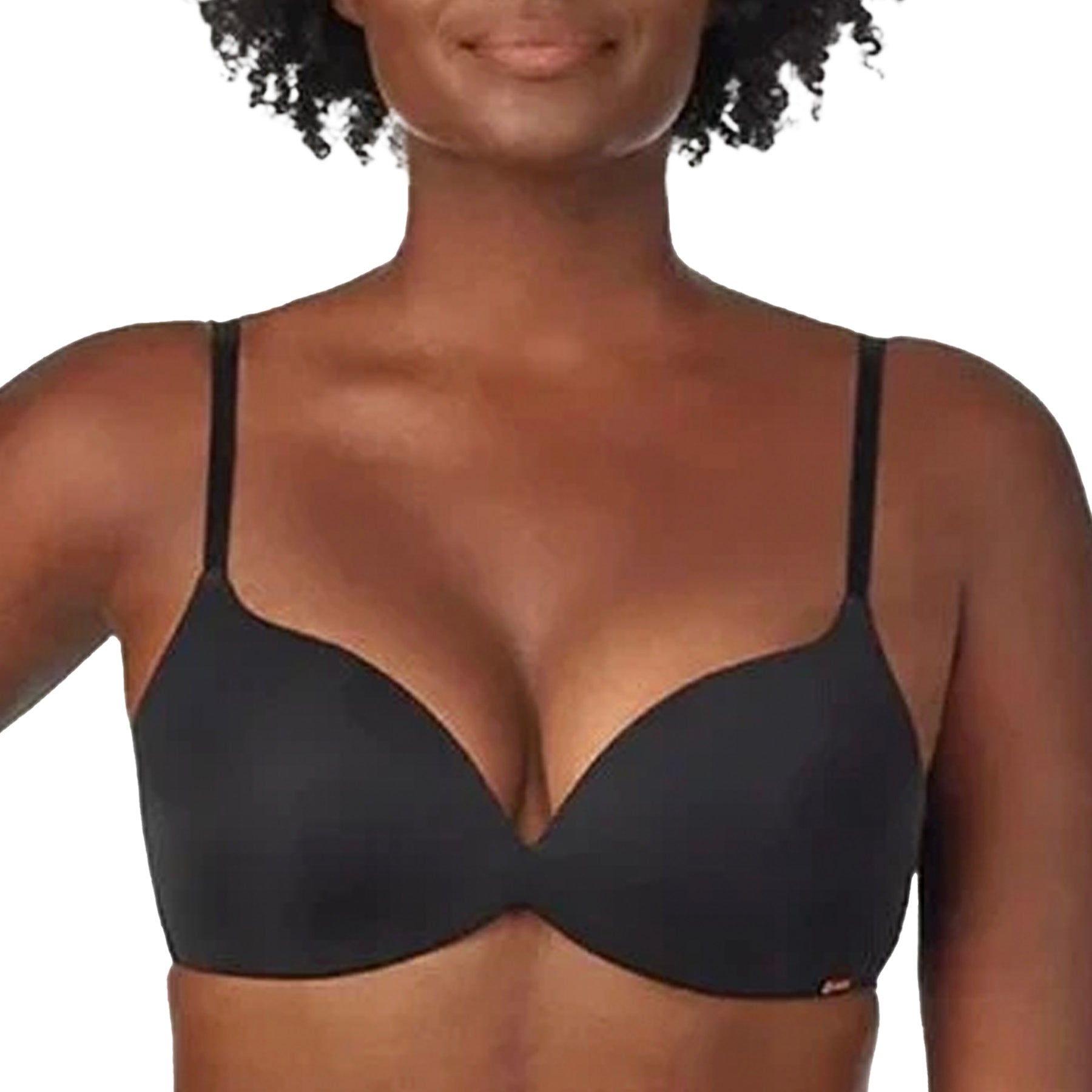 Le Mystere Sheer Seduction Wireless Bra 5325 Black Front