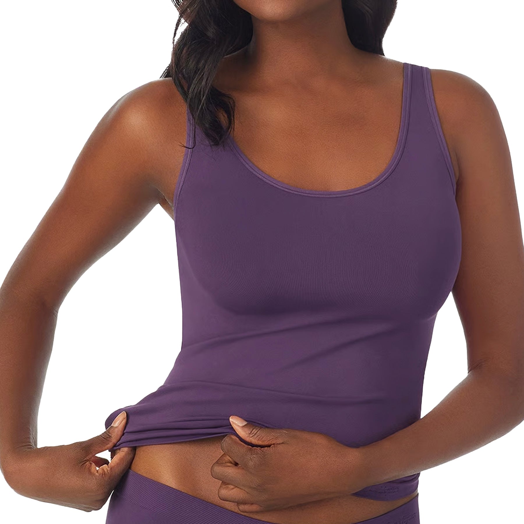 Le Mystere Seamless Comfort Tank 4217 Dark Plum Front