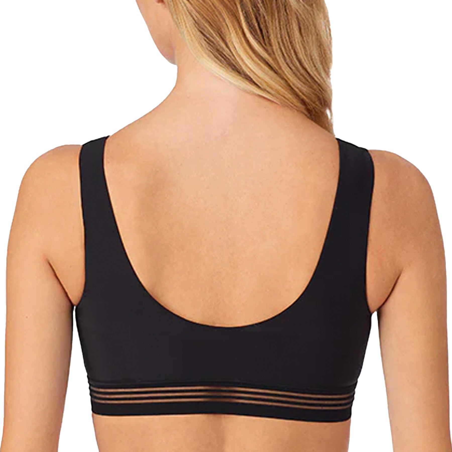 Le Mystere Second Skin Bralette 8221 Black Back