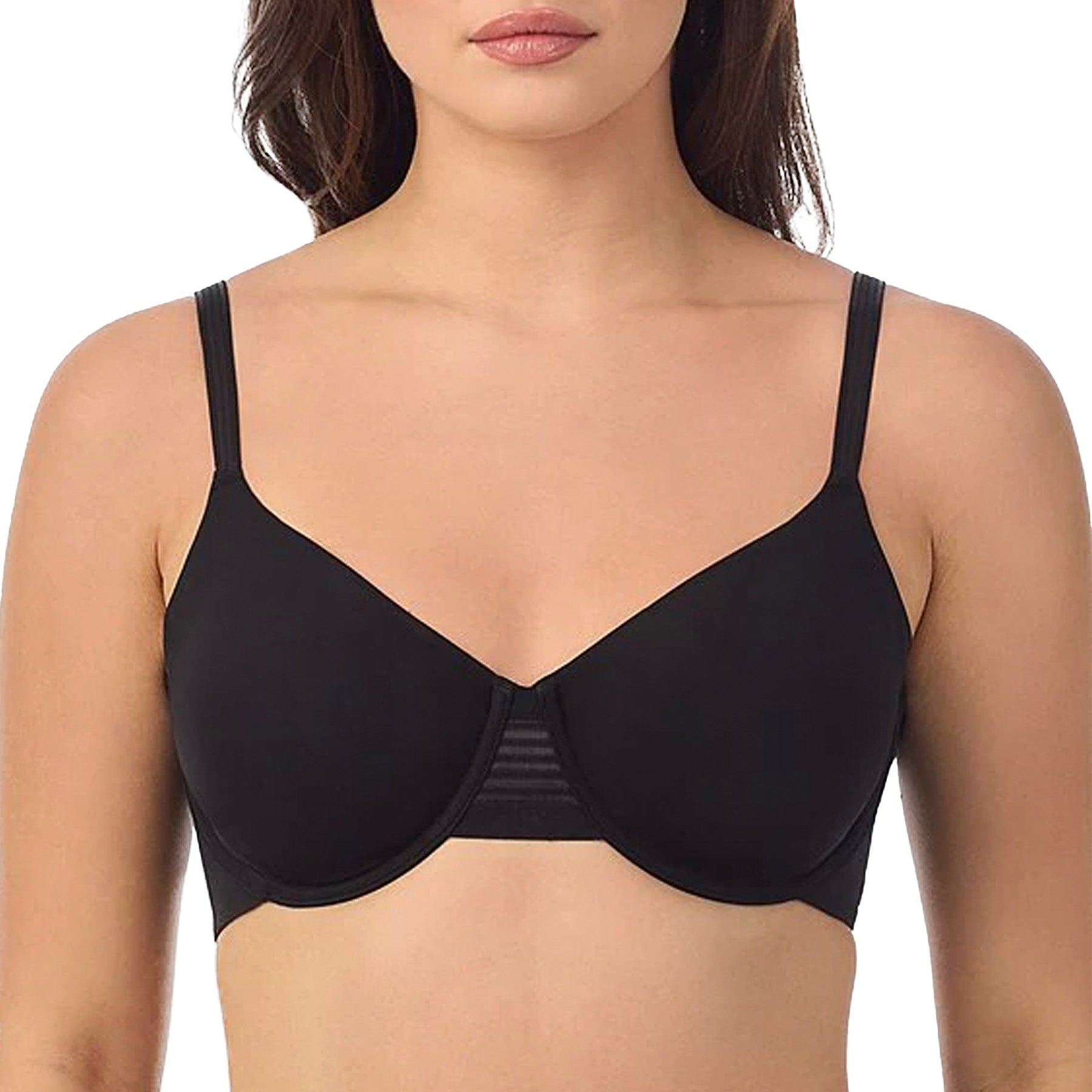 Le Mystere Second Skin Minimizer Bra 7721 Black Front