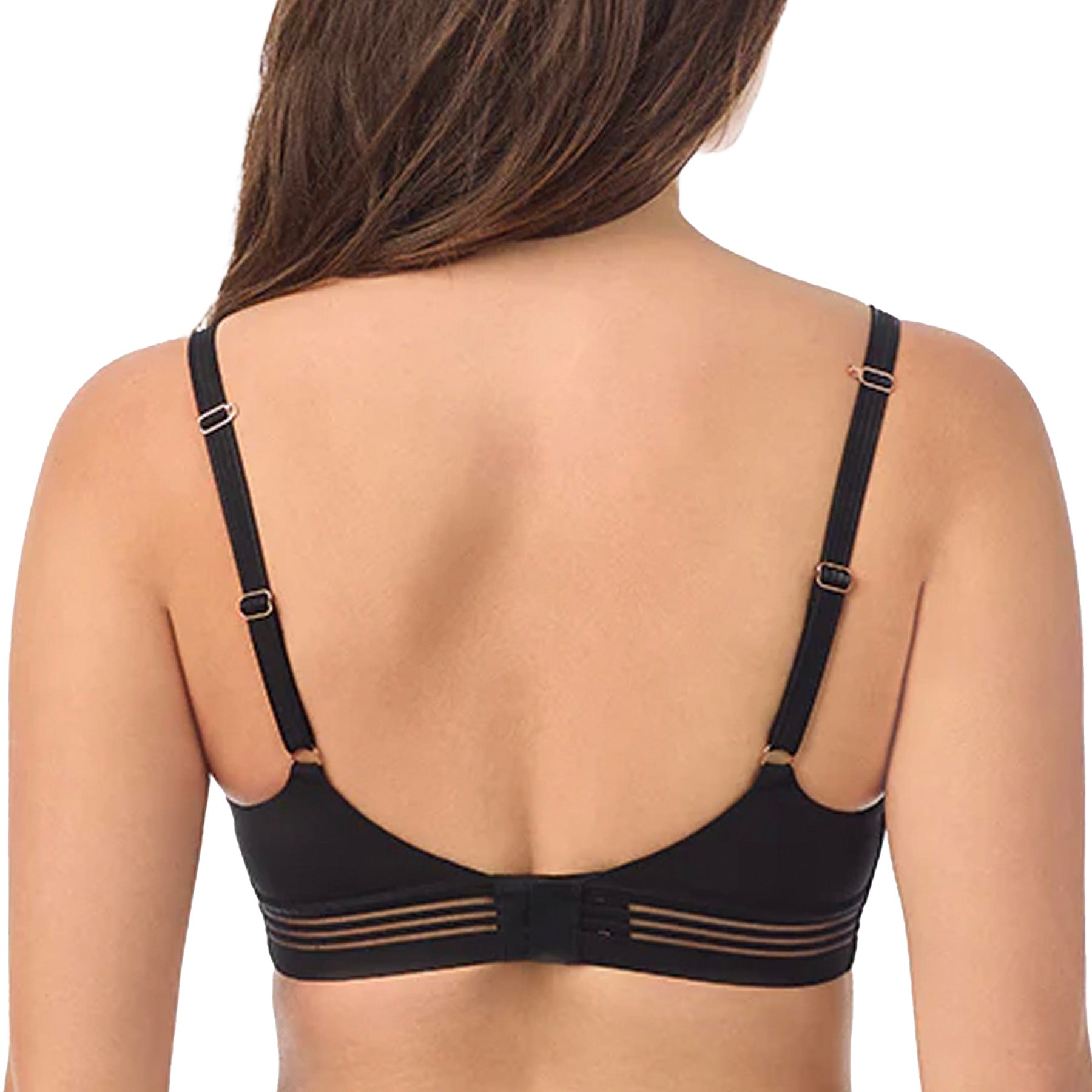 Le Mystere Second Skin Wireless Bra 9221 Black Back