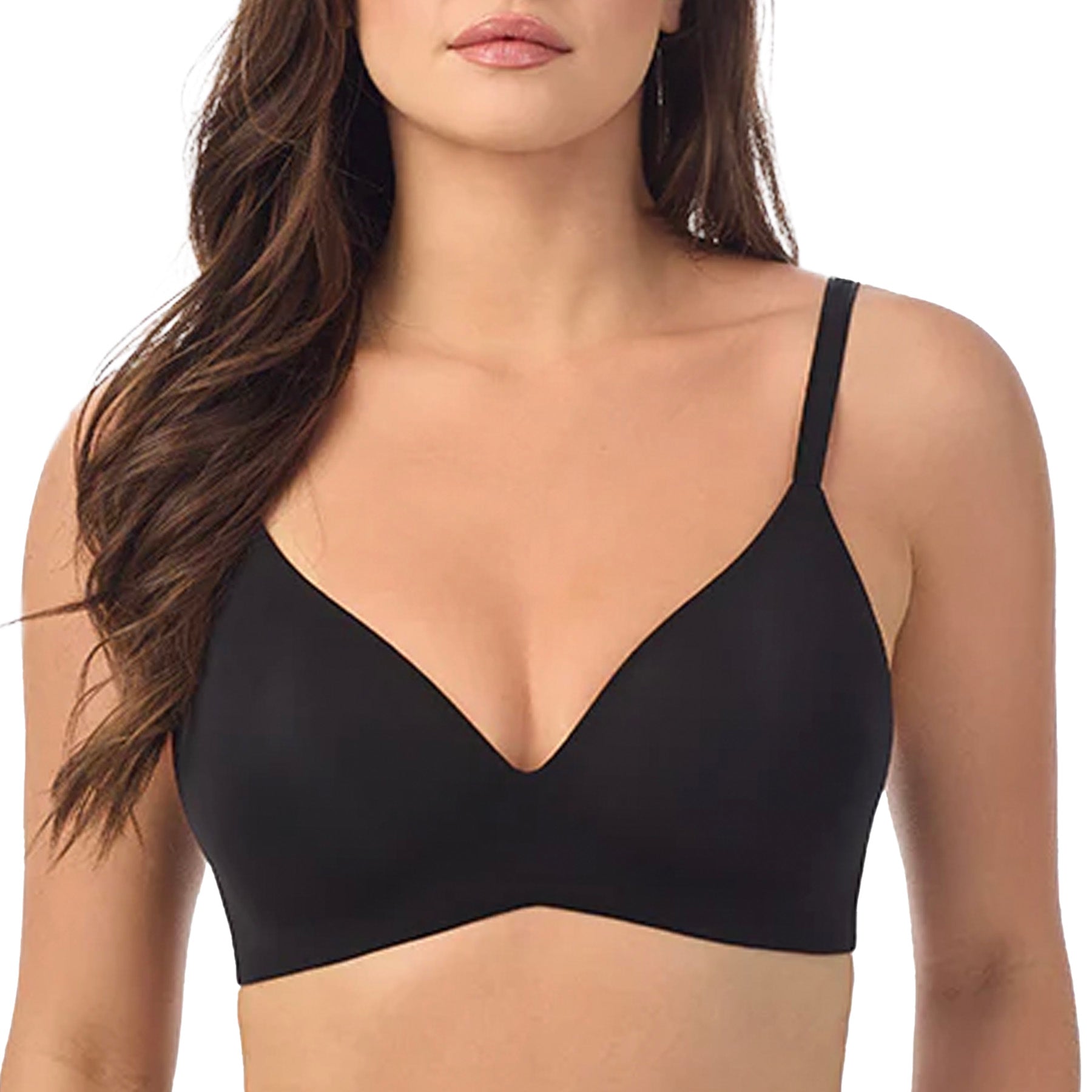 Le Mystere Second Skin Wireless Bra 9221 Black Front