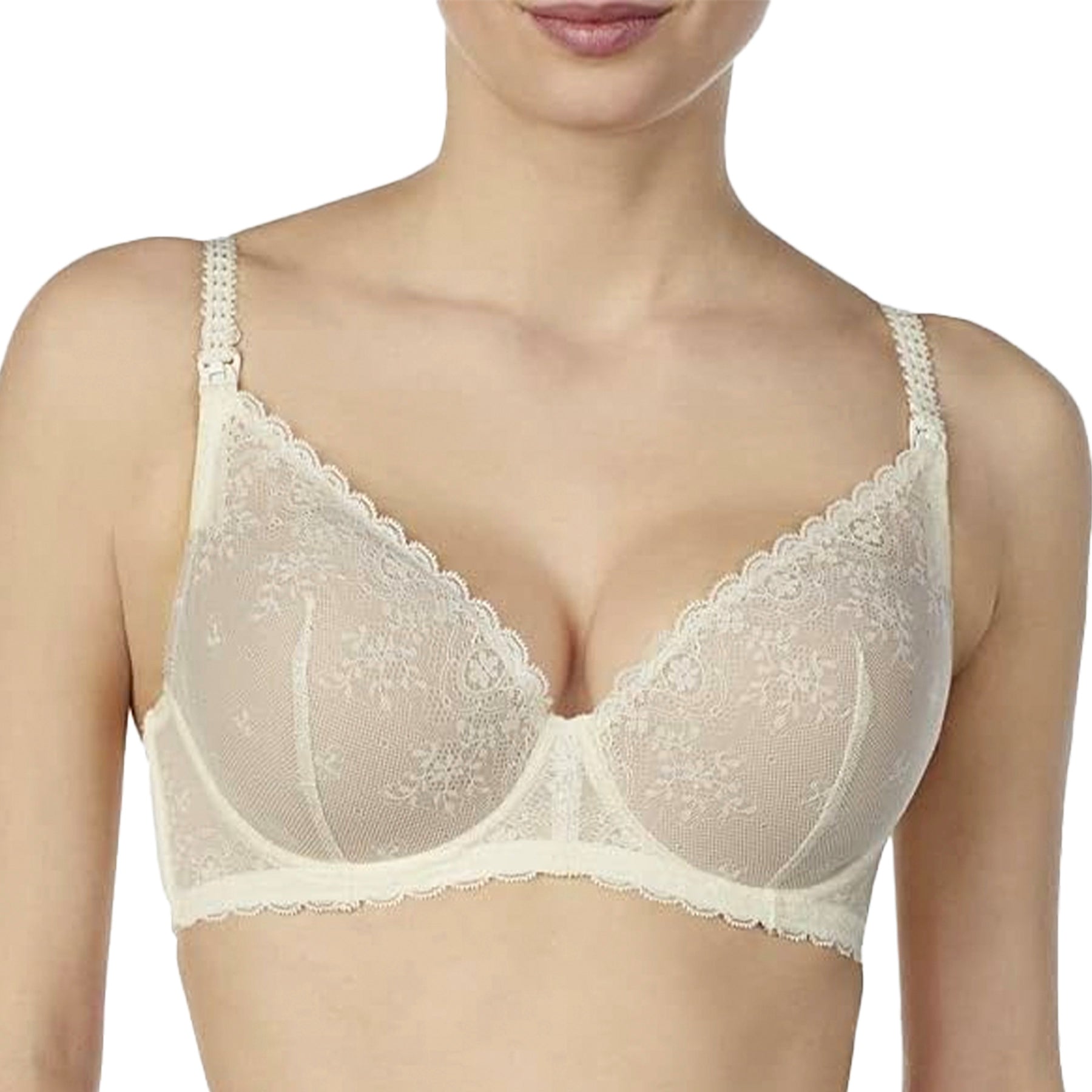 Le Mystere Sexy Mama Nursing Bra 163 Ivory Front