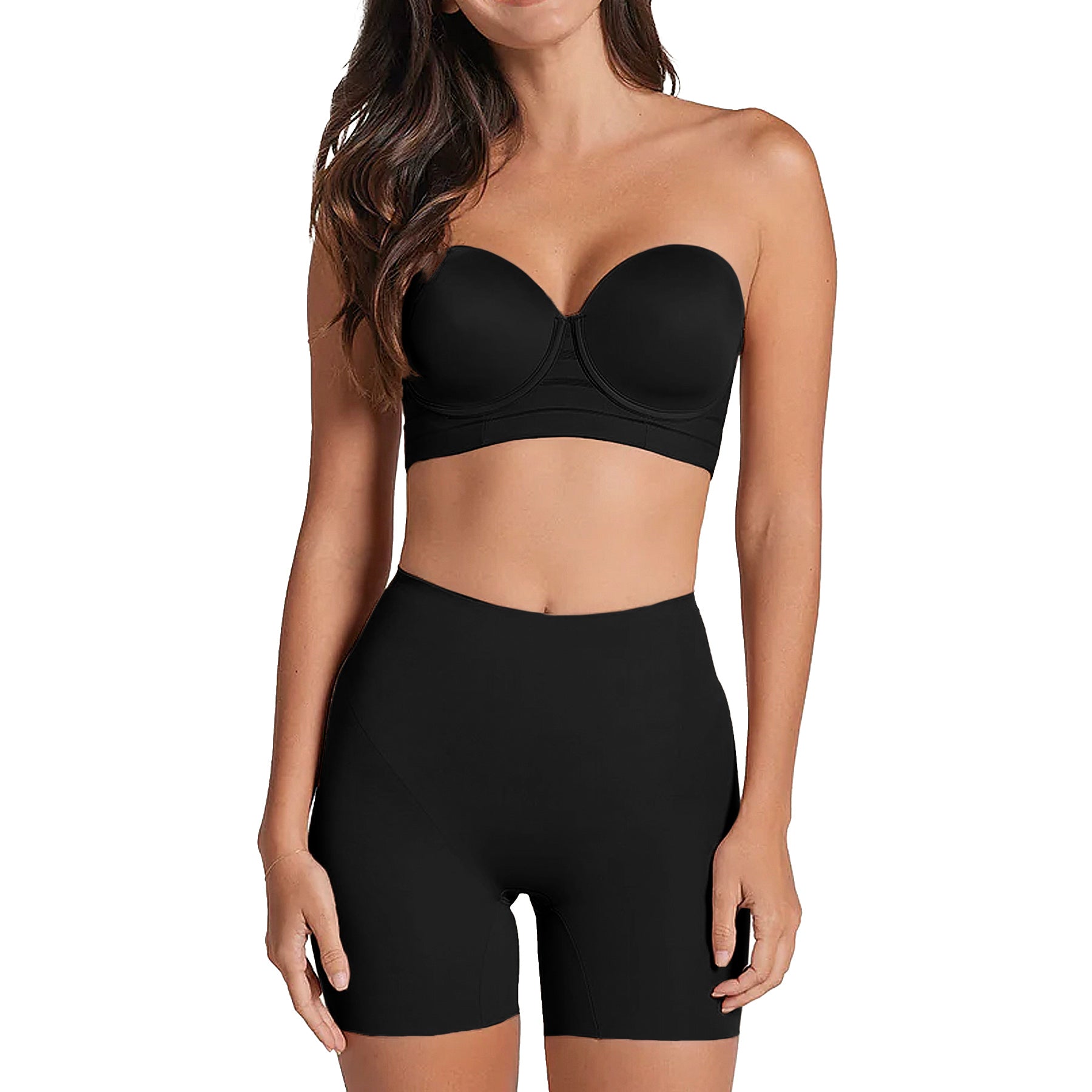 Leonisa Undetectable Butt Lifter Shaper Short 012970 Black Set