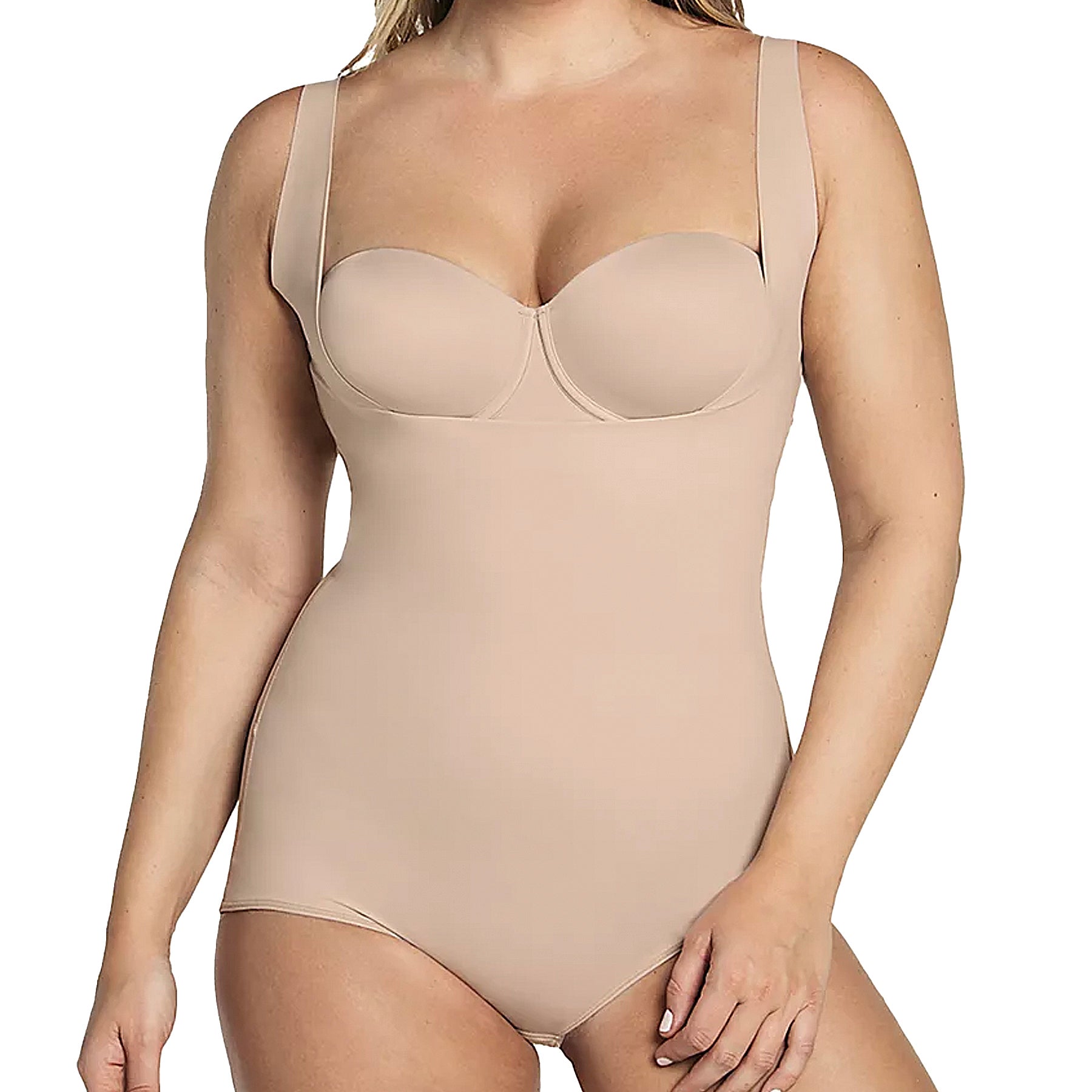 Leonisa Undetectable Step-In Classic Body Shaper 018524 Nude Front