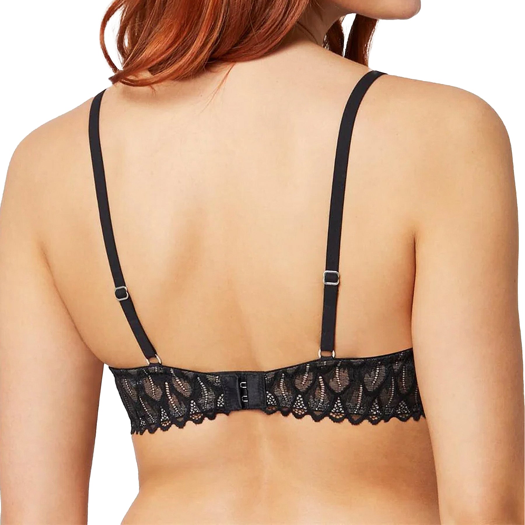 Montelle Lacy WireFree Bra 9303 Black Back
