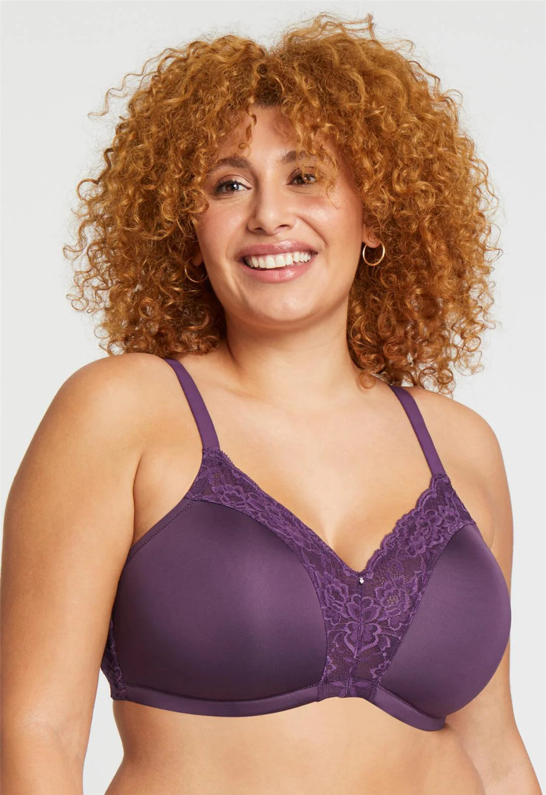 Montelle Wire-Free Dream Bra 9326 - Pinot