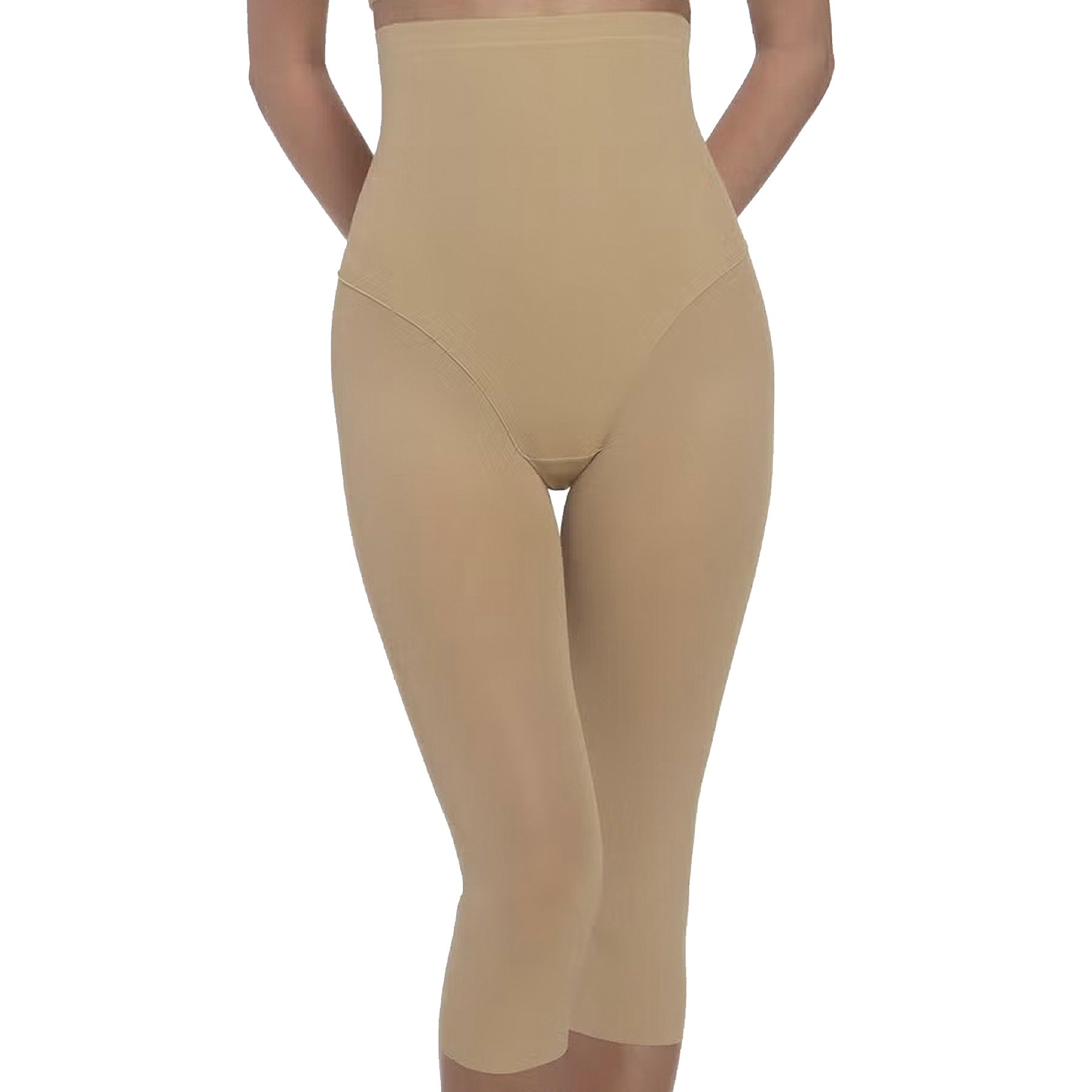 Dominque Madeline Firm Control High Waist Long Leg 103 Mocha Front Details