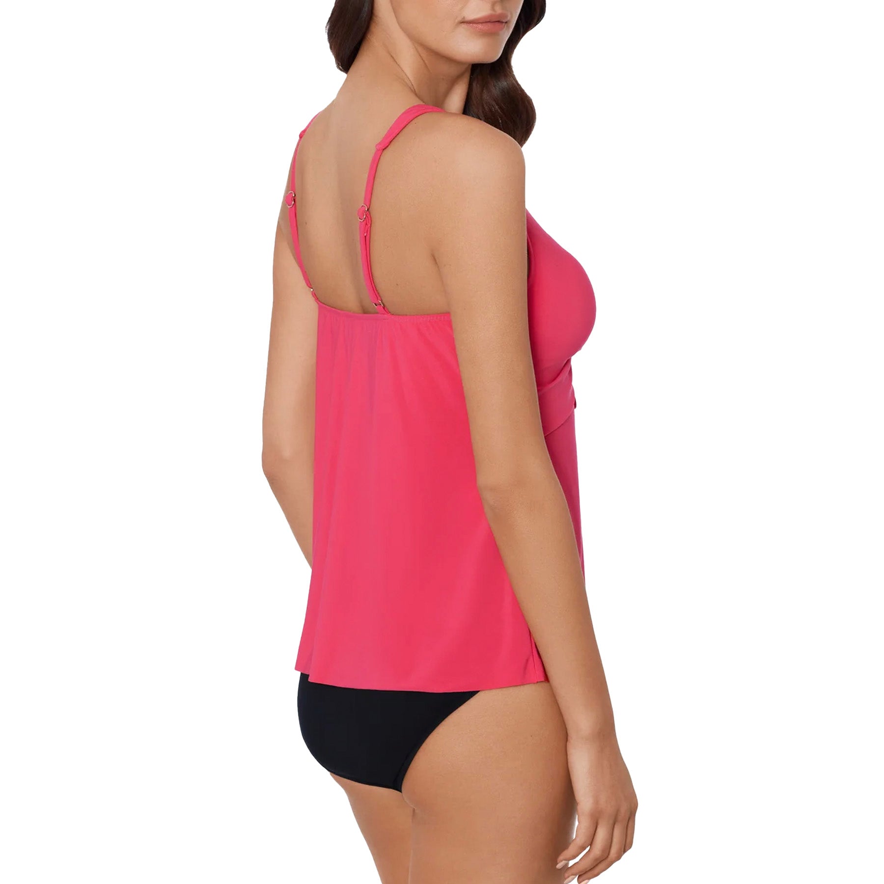 Magicsuit Arya Tankini Top 6017677 Coral Rose Side View