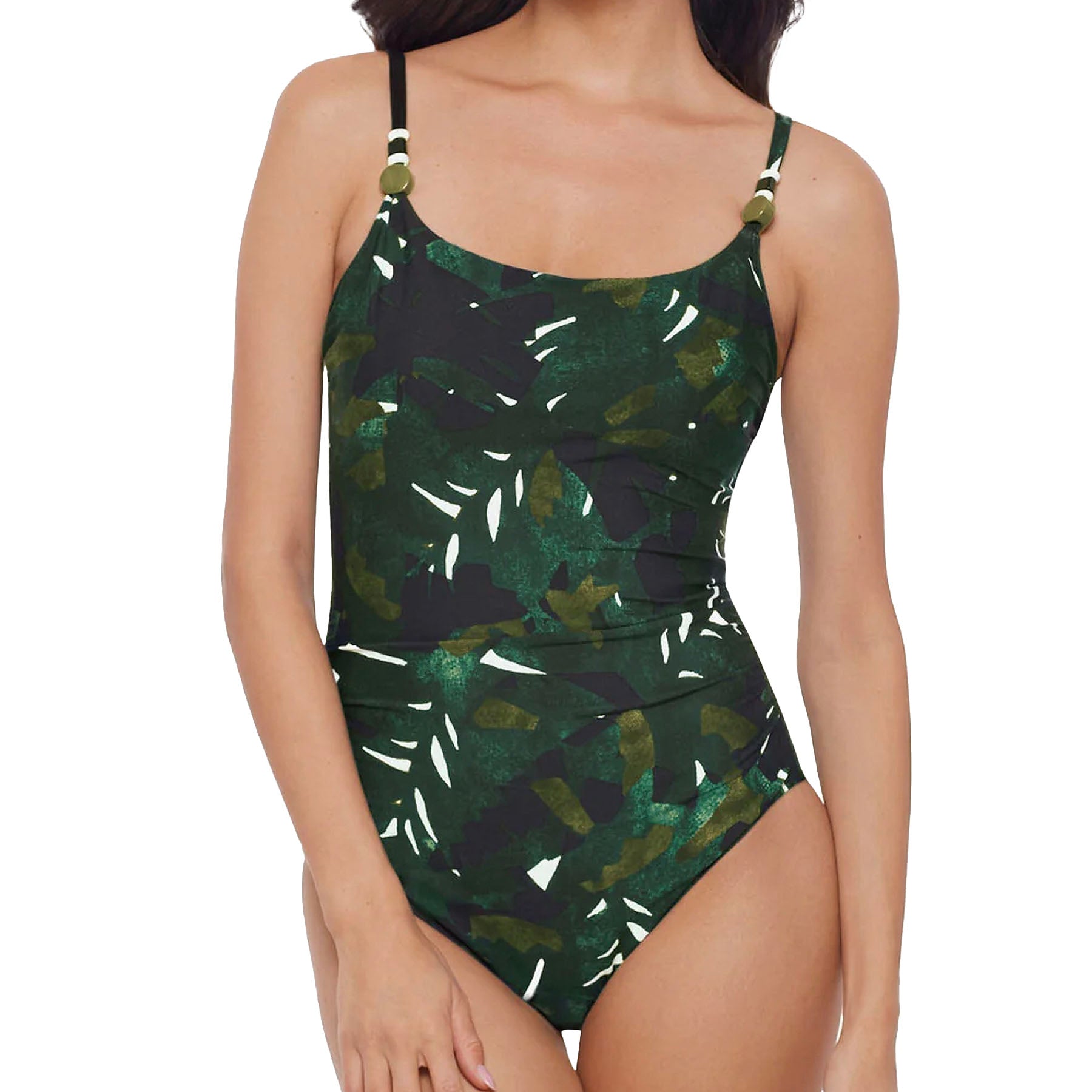 Magicsuit Cady One-Piece in Palmetto 6660075 Green Multi Front