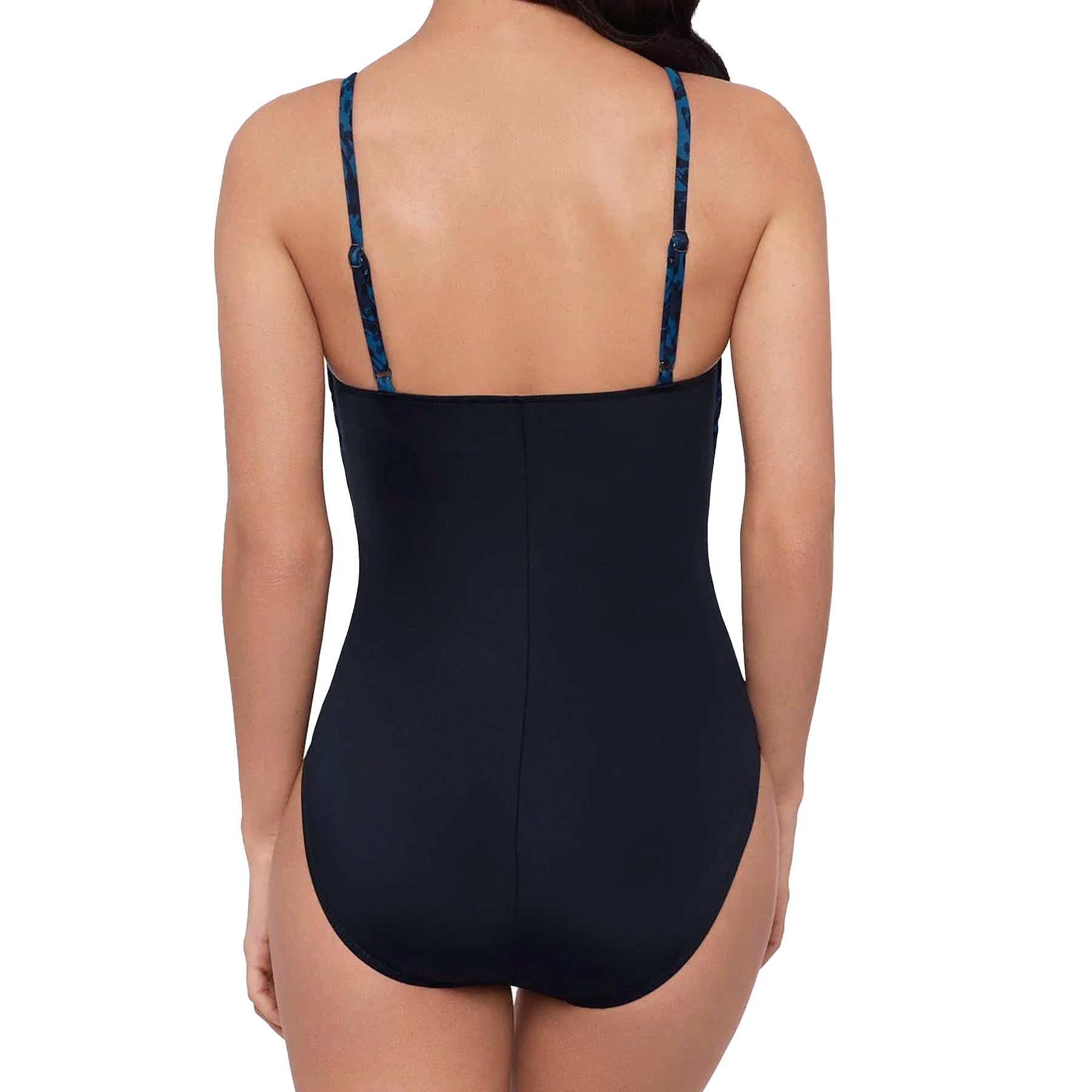 Magicsuit Lisa One Piece Swimsuit in Swoon 6660355 Navy Blue Back