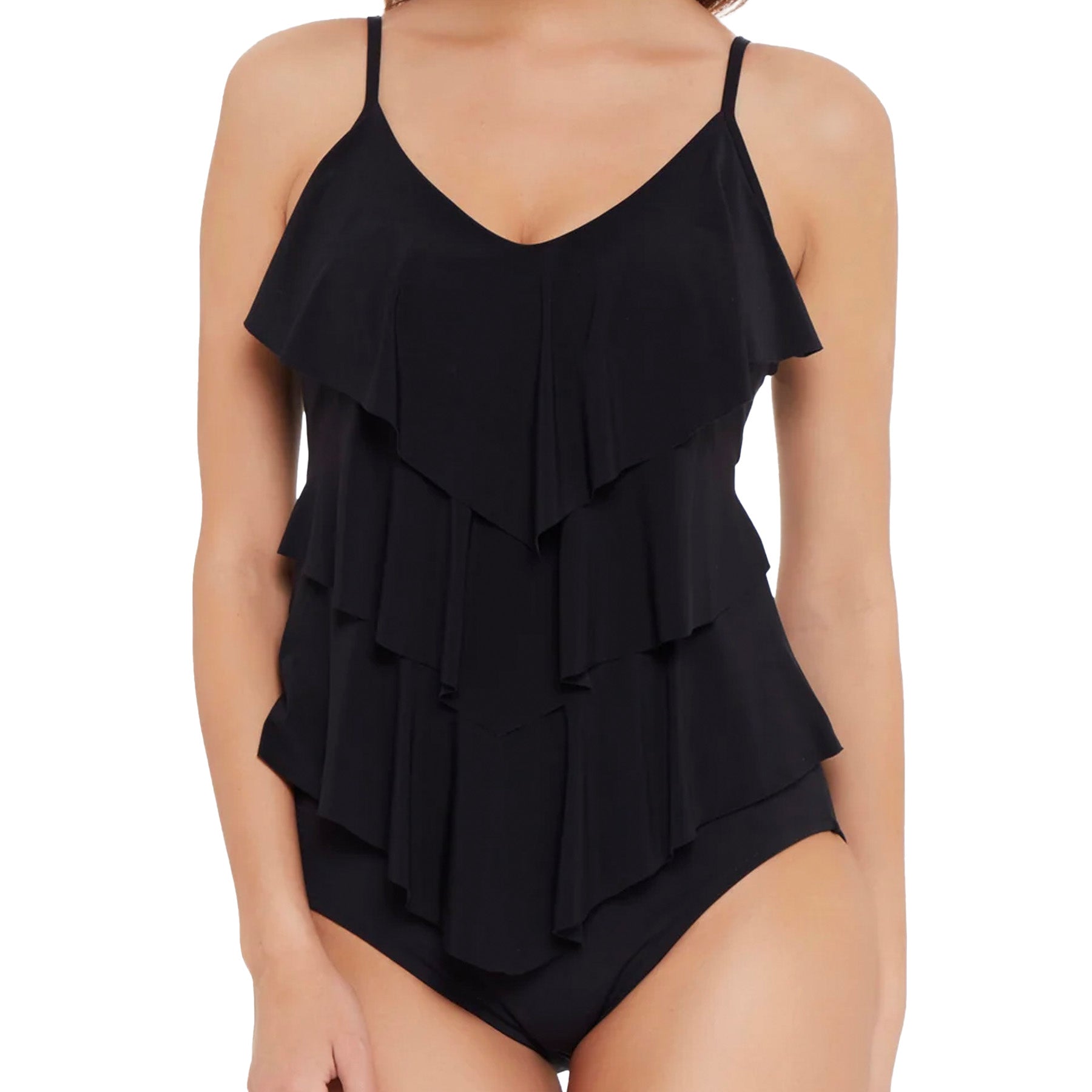 Magicsuit Rita Tankini Top 6006044 Black Front